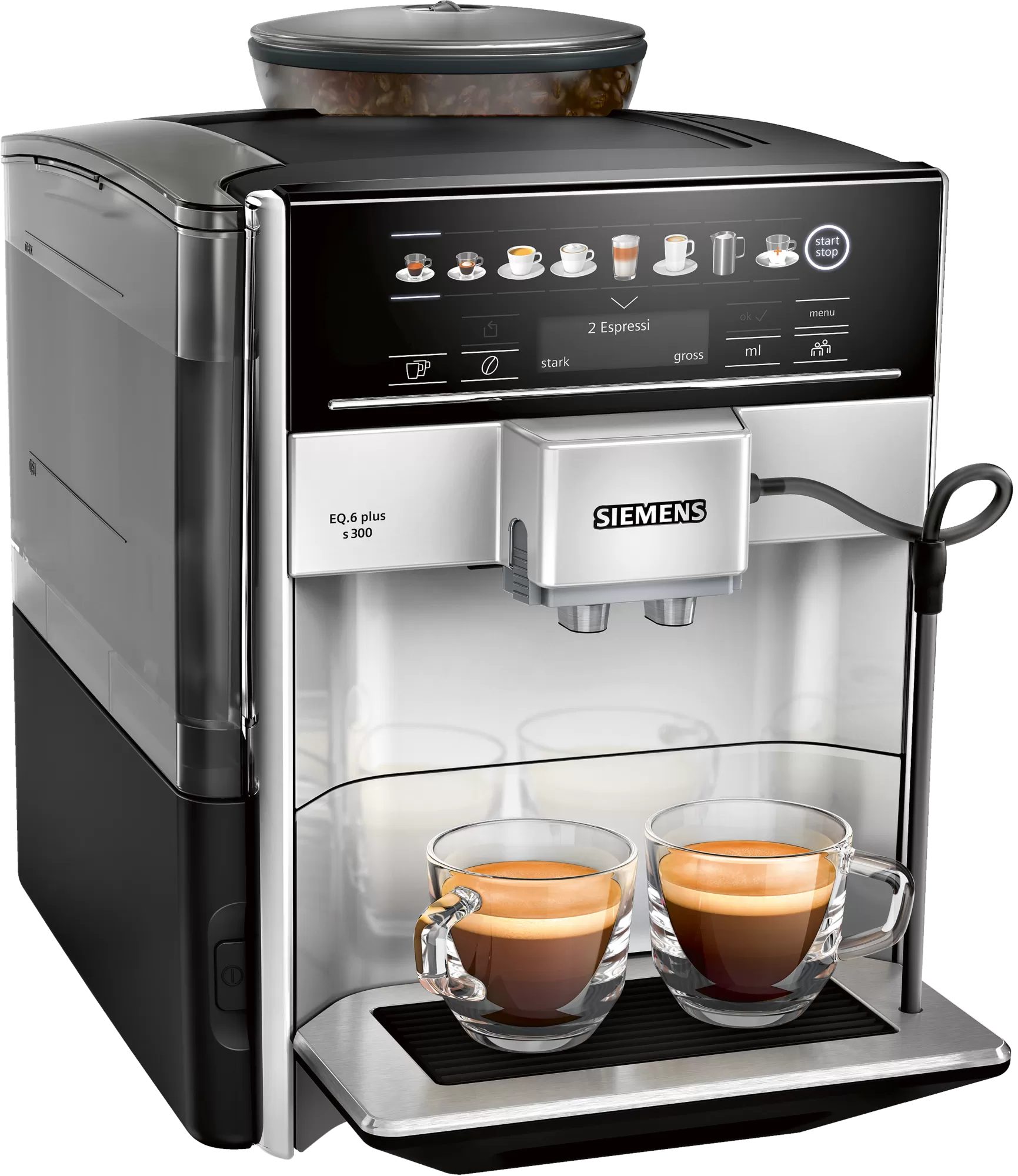 SIEMENS Kaffeevollautomat TE653501DE EQ.6 Plus s300
