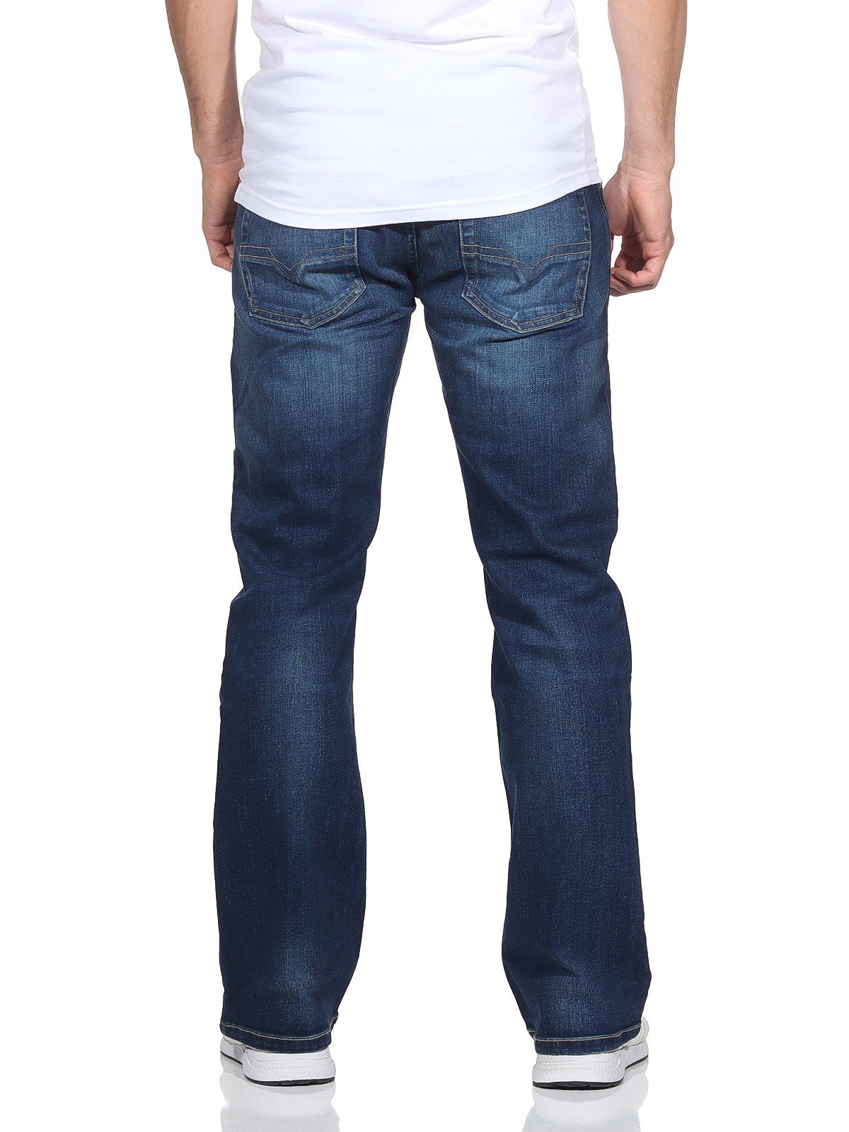 - Bootcut-Jeans Uni - Stretch, Basic, Bootcut, RM046 Diesel RM042 ZATINY-X Herren Blau RM042