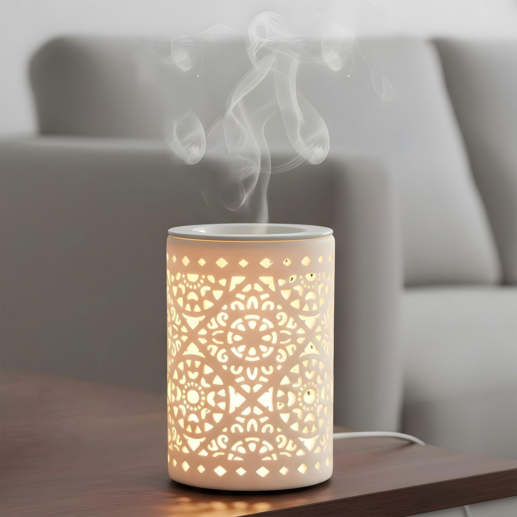 Levandeo® Duftlampe, Elektrische Duftlampe Tischlampe Aromalampe Duftöl Licht