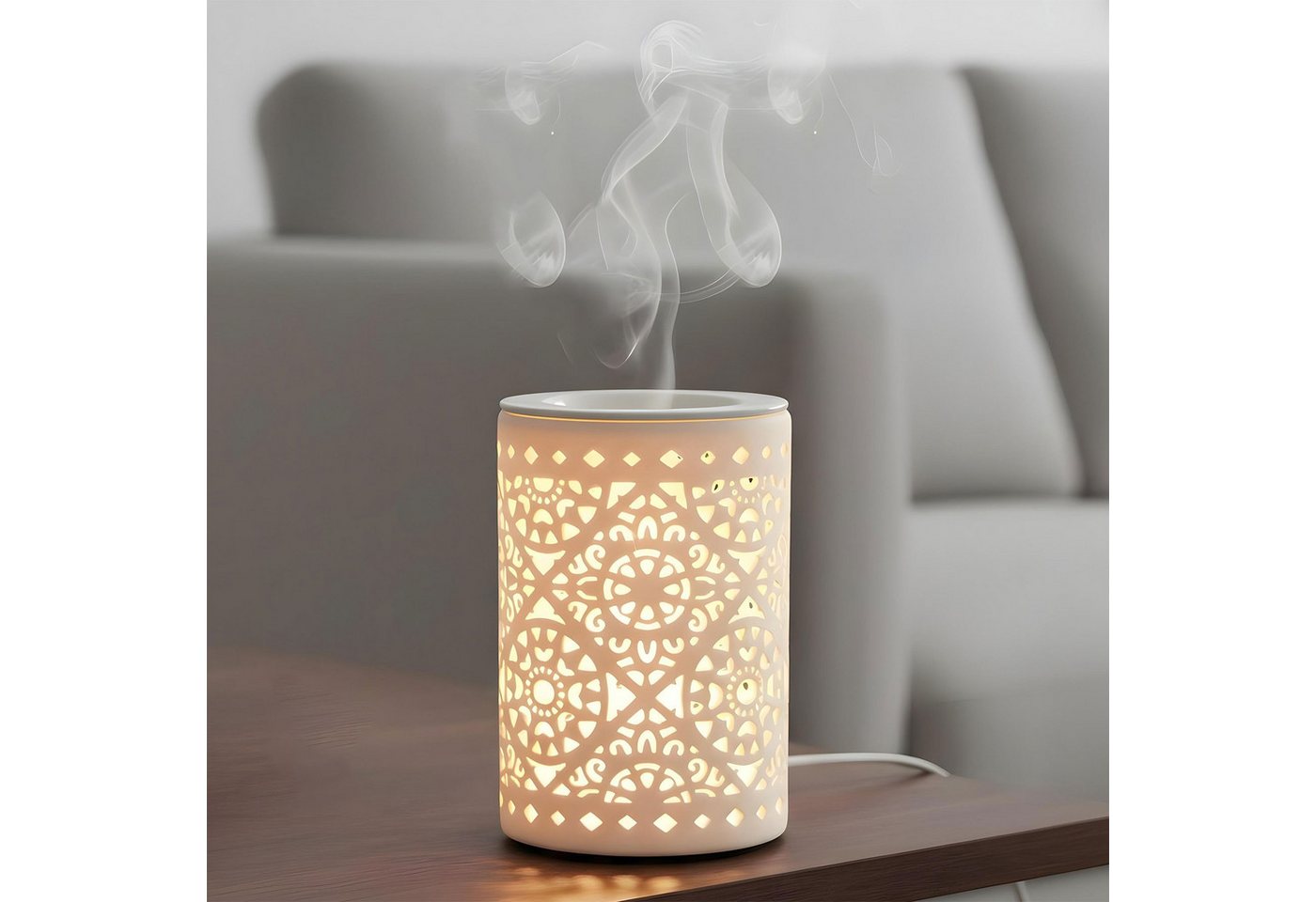 Levandeo® Duftlampe, Elektrische Duftlampe Tischlampe Aromalampe Duftöl Licht