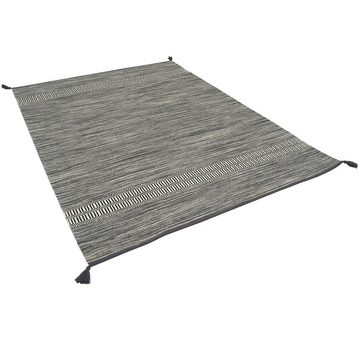 Wollteppich Natur Baumwolle Teppich Kelim Toskana, Pergamon, Rechteckig, Höhe: 8 mm