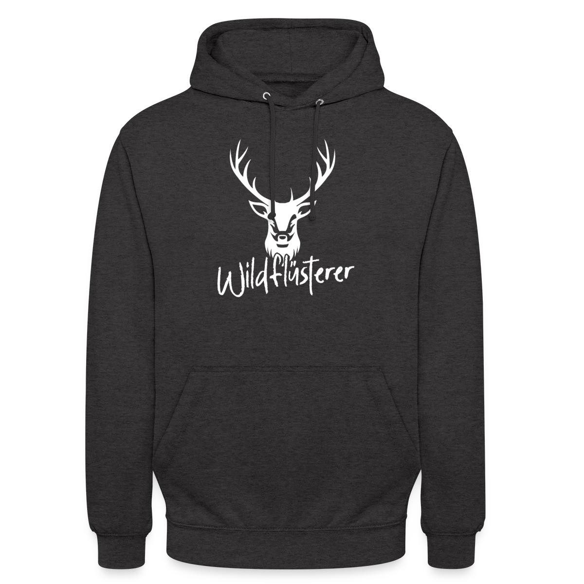 Hoodie Wildflüsterer, Hirschgeweih Unisex Hoodie