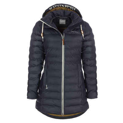 Dry Fashion Regenmantel Damen PU-Mantel Danzig gesteppt - Outdoor-Jacke wind- und wasserdicht