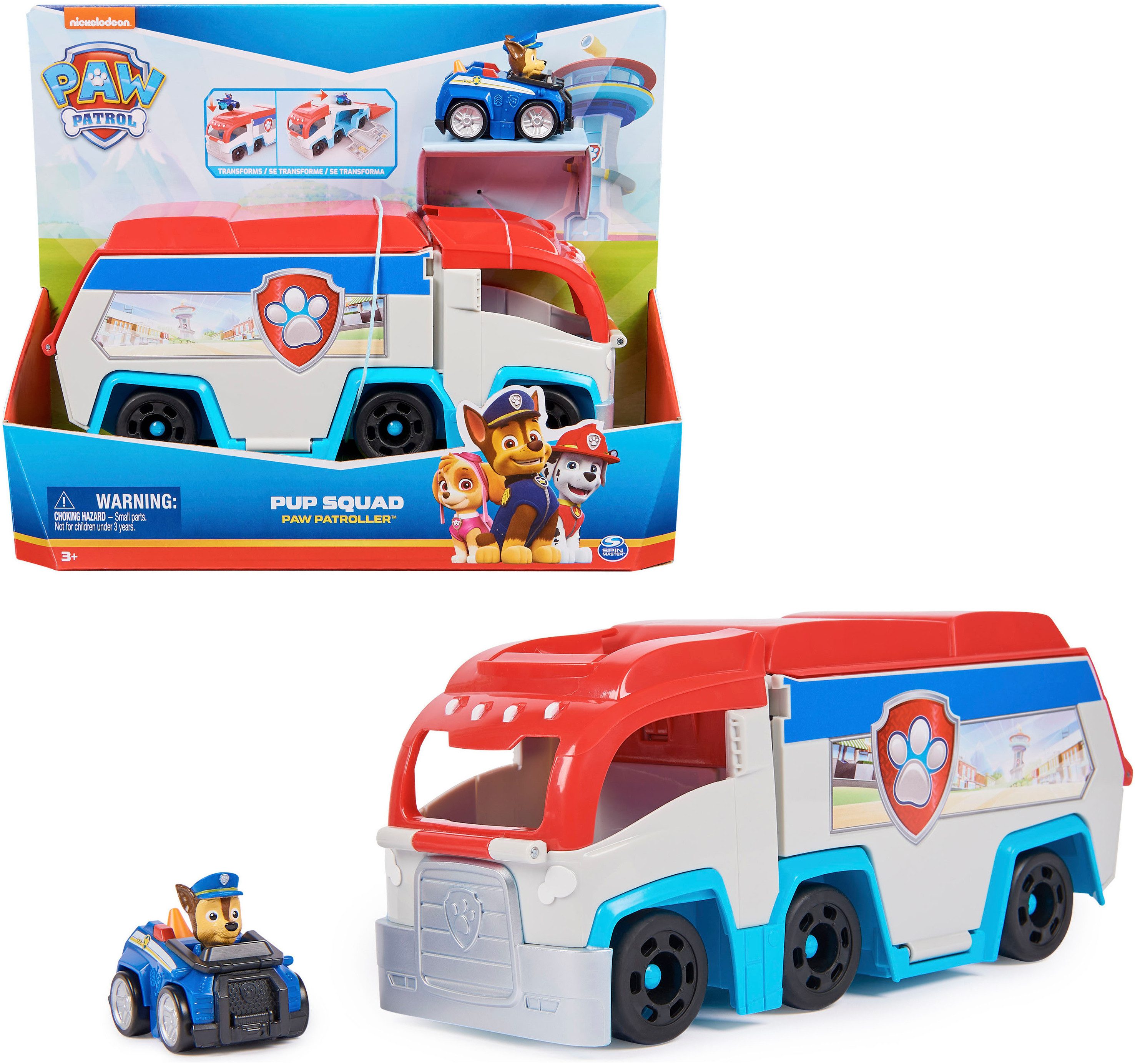 Spin Master Spielzeug-Transporter Paw Patrol - Pup Squad Patroller, mit Cha günstig online kaufen
