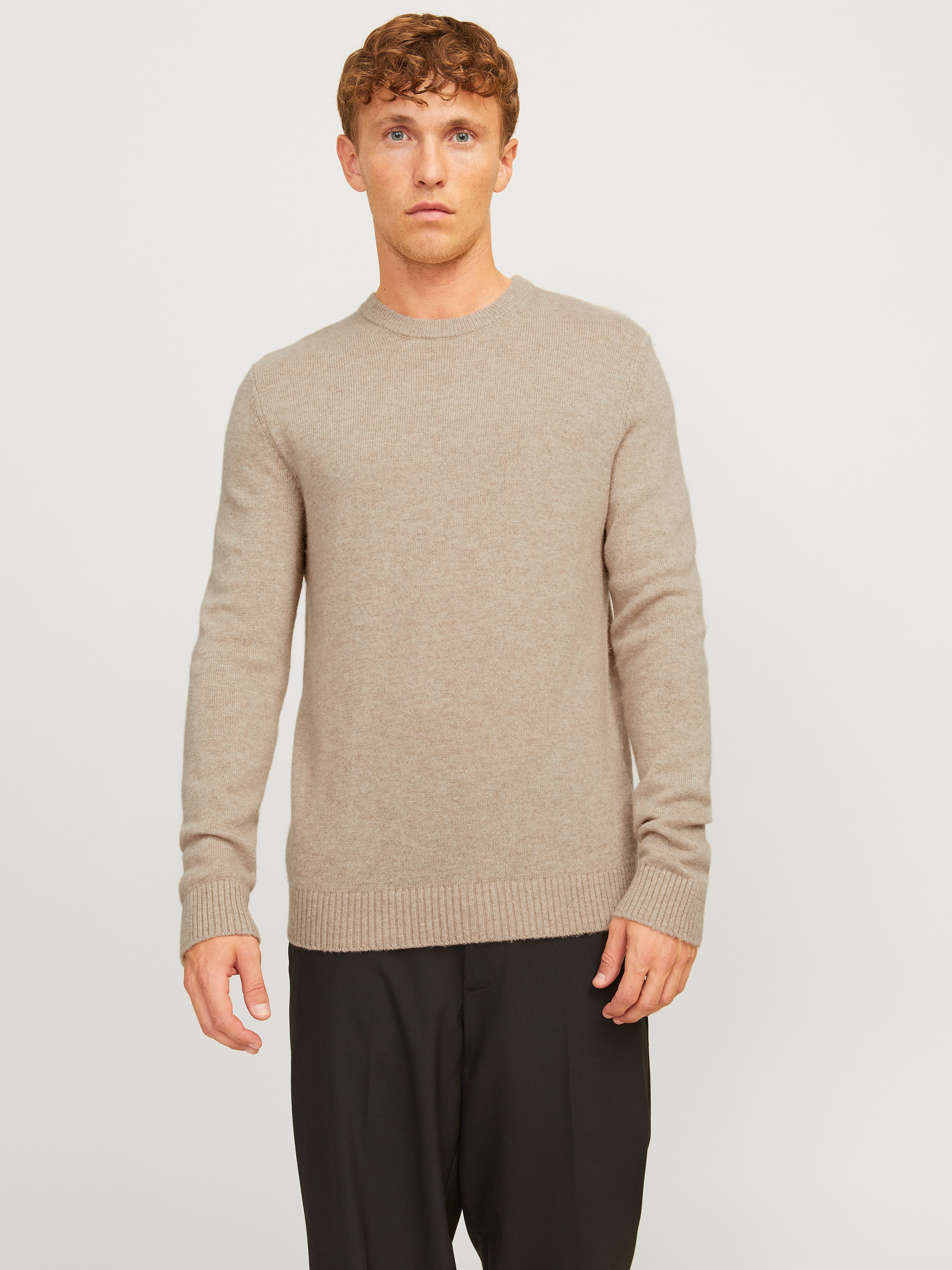 Jack & Jones Rundhalspullover JPRBLULAMBSWOOL KNIT günstig online kaufen