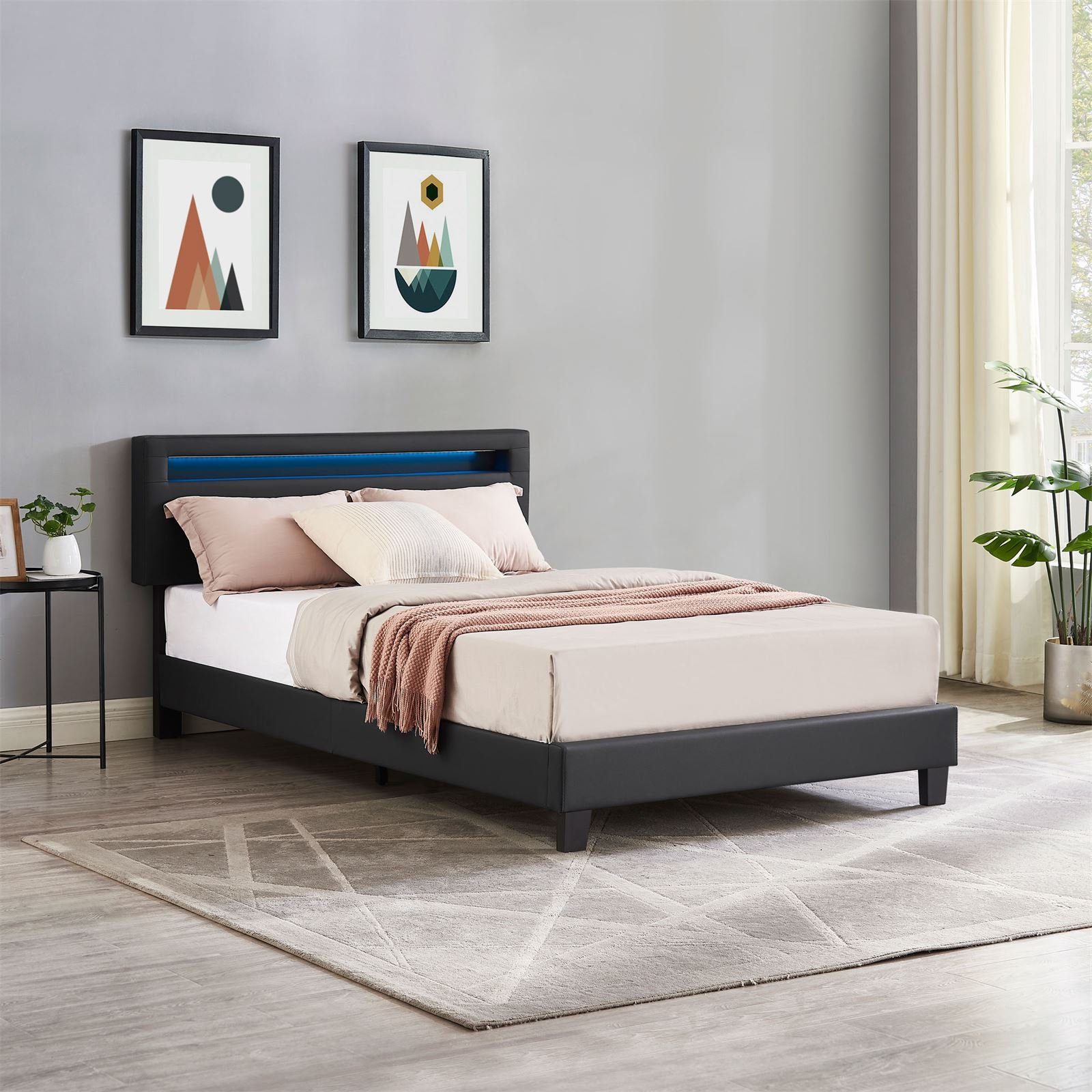 CARO-Möbel Polsterbett CARIBO, Polsterbett 120x200 cm günstig online kaufen