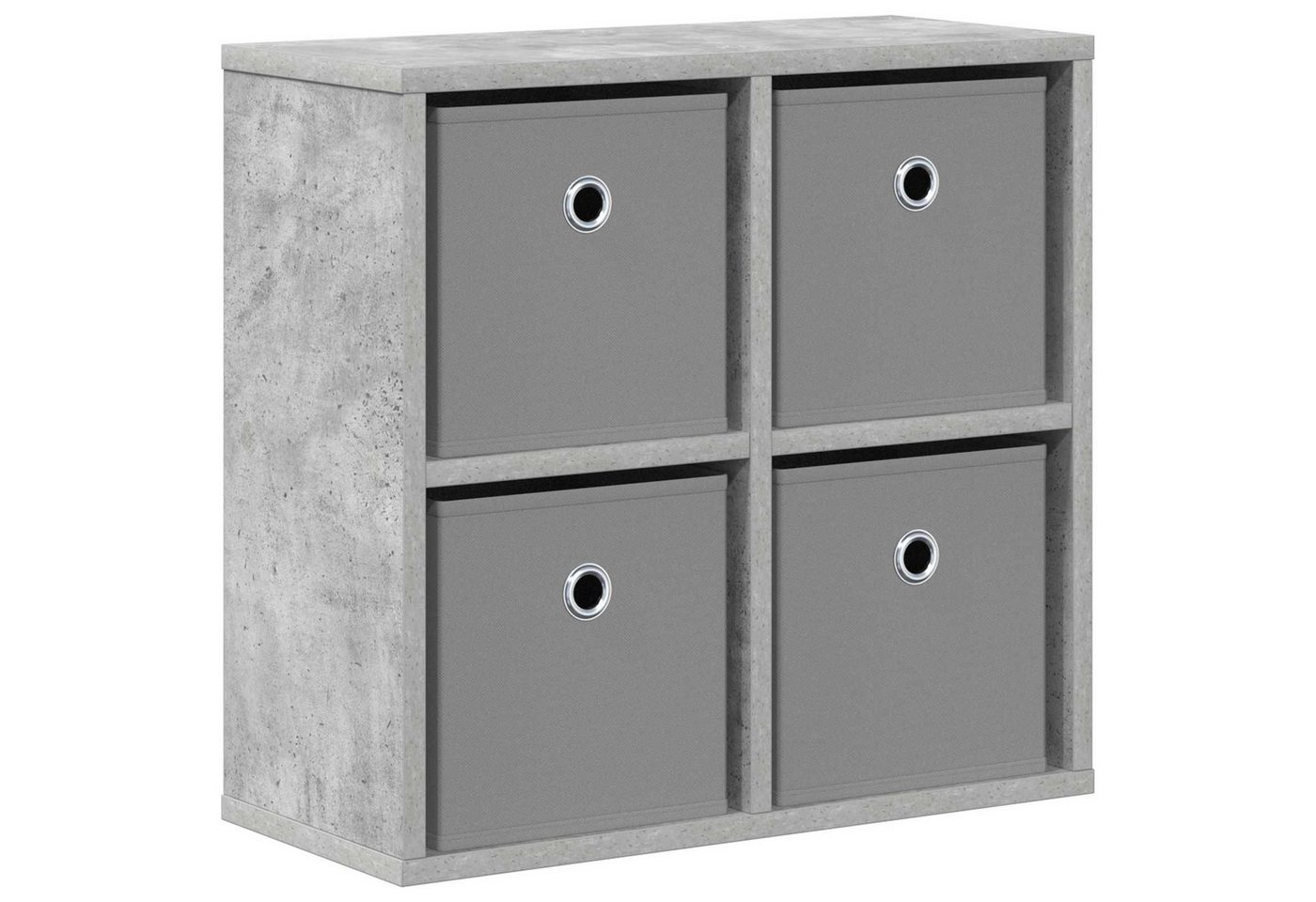 vidaXL Sideboard Sideboard Betongrau 49,5 x 22 x 47 cm (1 St)