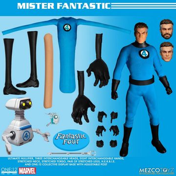 MEZCO Actionfigur Fantastic Four One:12 Deluxe Steel Boxed Set