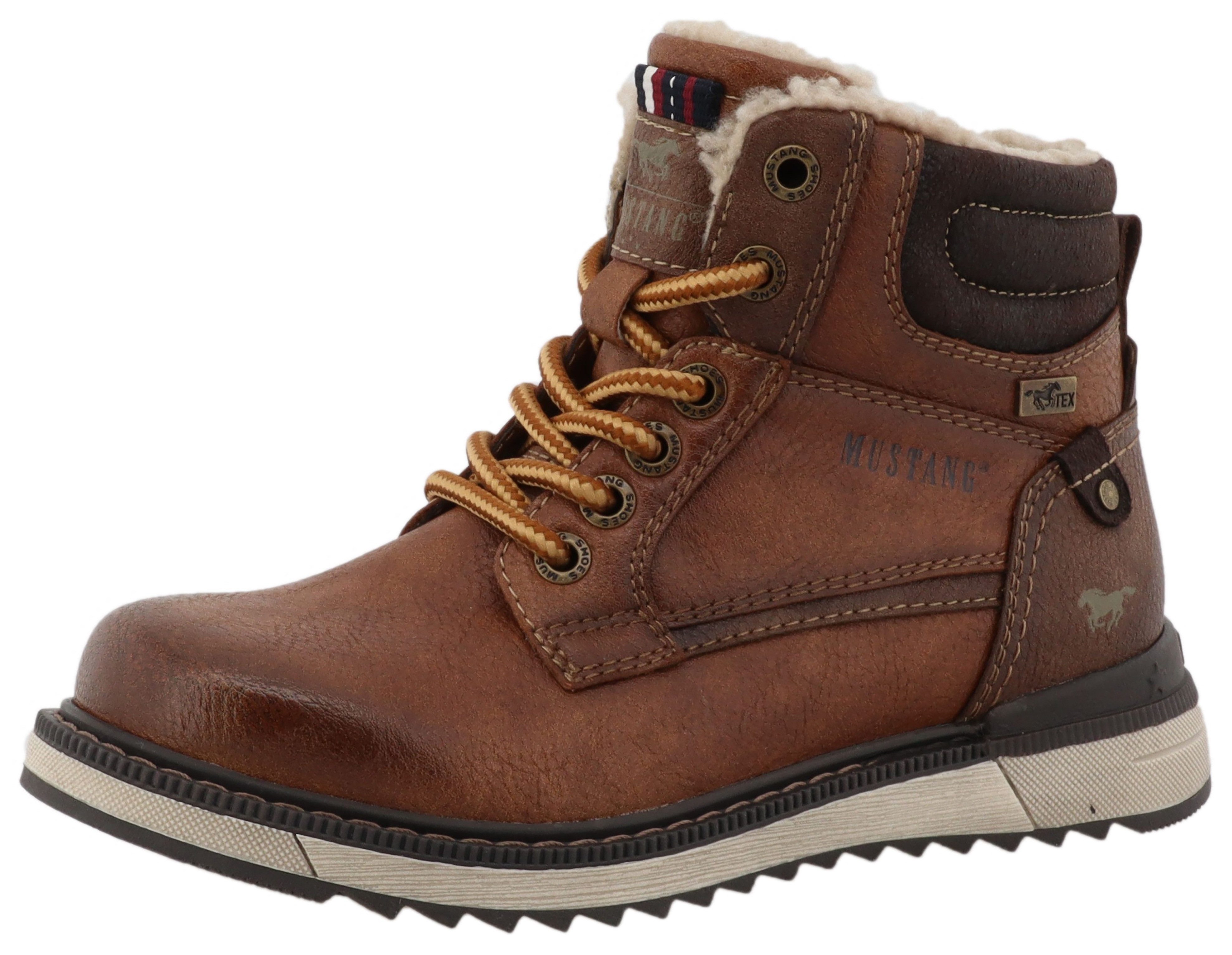 Mustang Shoes Donato Winterboots Schnürboots, Outdoorboots mit TEX-Membrane