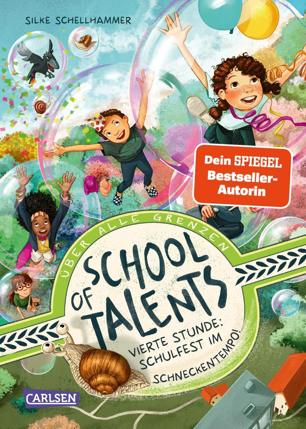 Kinderbuch School of Talents 4: Vierte Stunde: Schulfest im Schneckentempo! Tiere Silke Schellhammer