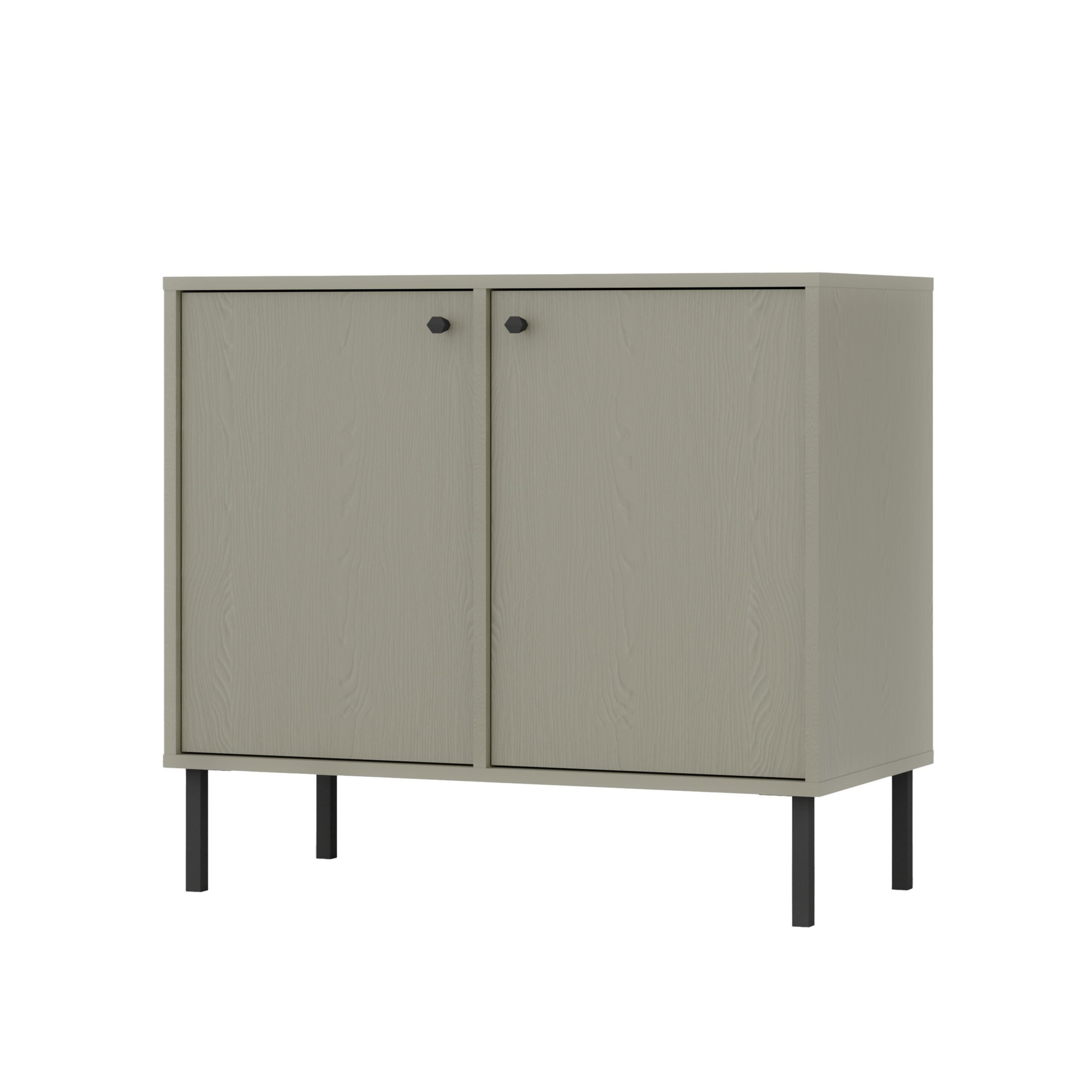 Masseno Kommode TORINO 84 cm Sideboard mit 2 Türen Grün