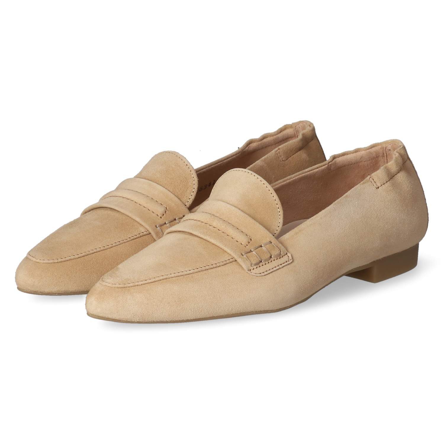 Paul Green Paul Green Slipper / Loafers 1225-007 SMU Damen Rauleder beige Slipper