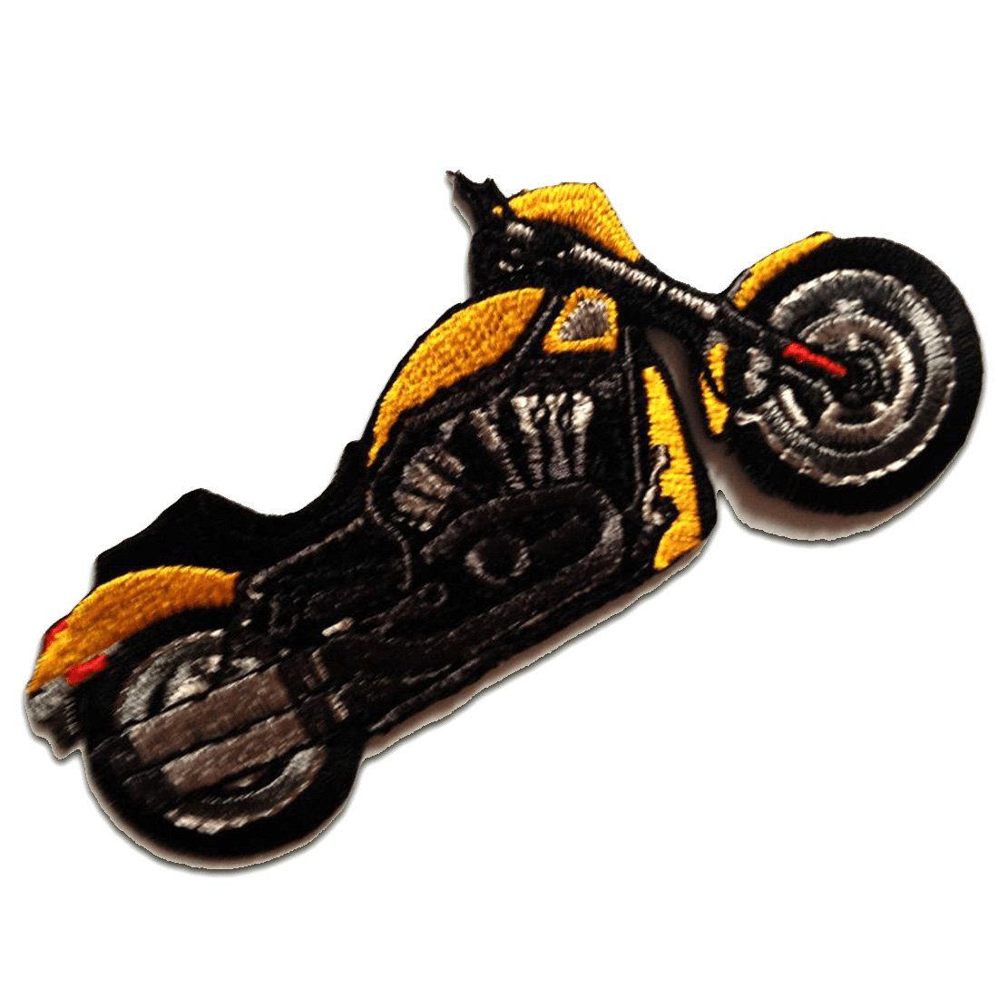 Catch the Patch Aufnäher Bügelbild, Aufbügler, Applikationen, Patches, Flicken, zum aufbügeln, Polyester, Motorrad Biker - Größe: 10,5 x 5,5 cm