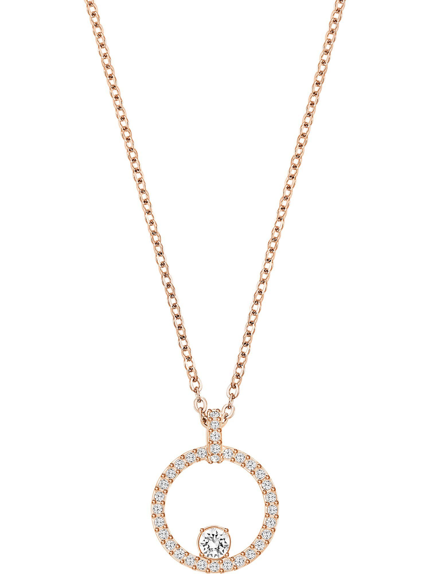 Collier Swarovski Damen-Kette Metall Swarovski-Kristall