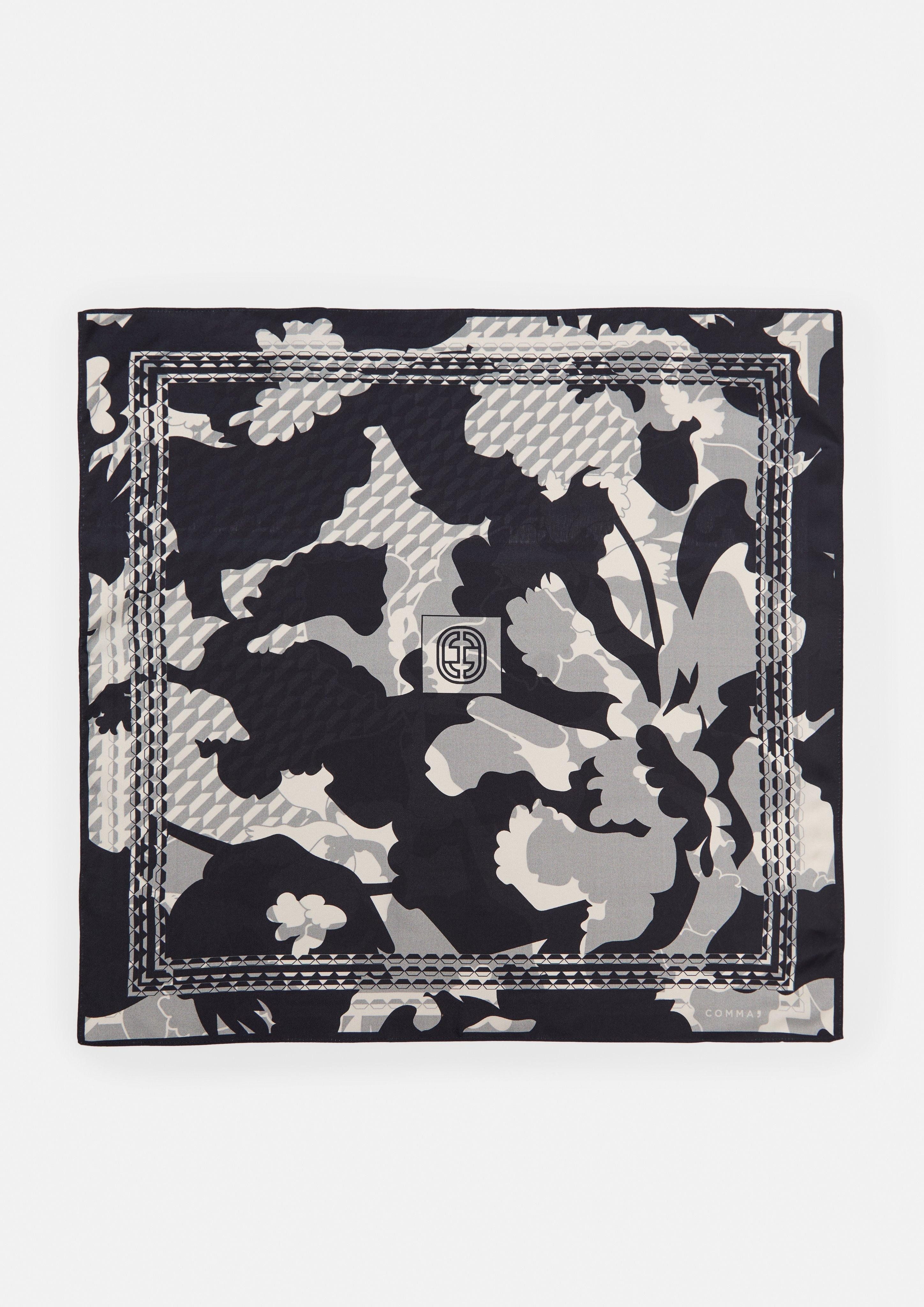 Halstuch Hochwertiges Seidentuch mit ornamentalem Print