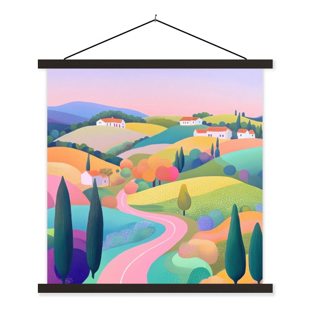 MuchoWow Poster Landschaft - Lila - günstig online kaufen