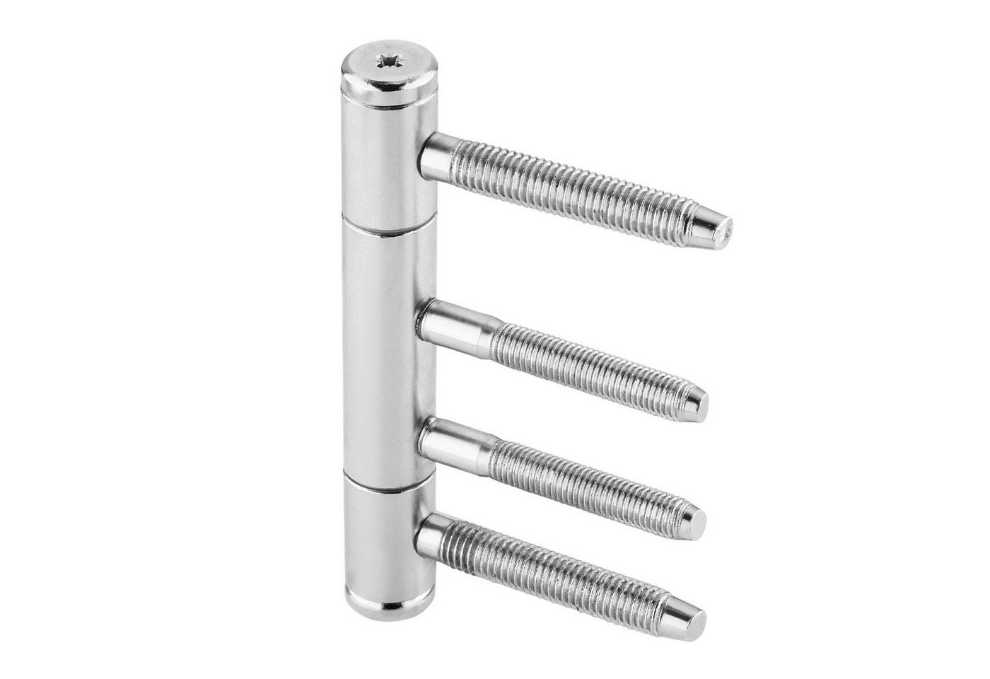 SO-TECH® Türbeschlag Türband OLAV Ø 15 mm DIN-konform für Holz- oder Stahlzargen (1 St), 3-teilig Ø15mm vernickelt - für Holzzargen