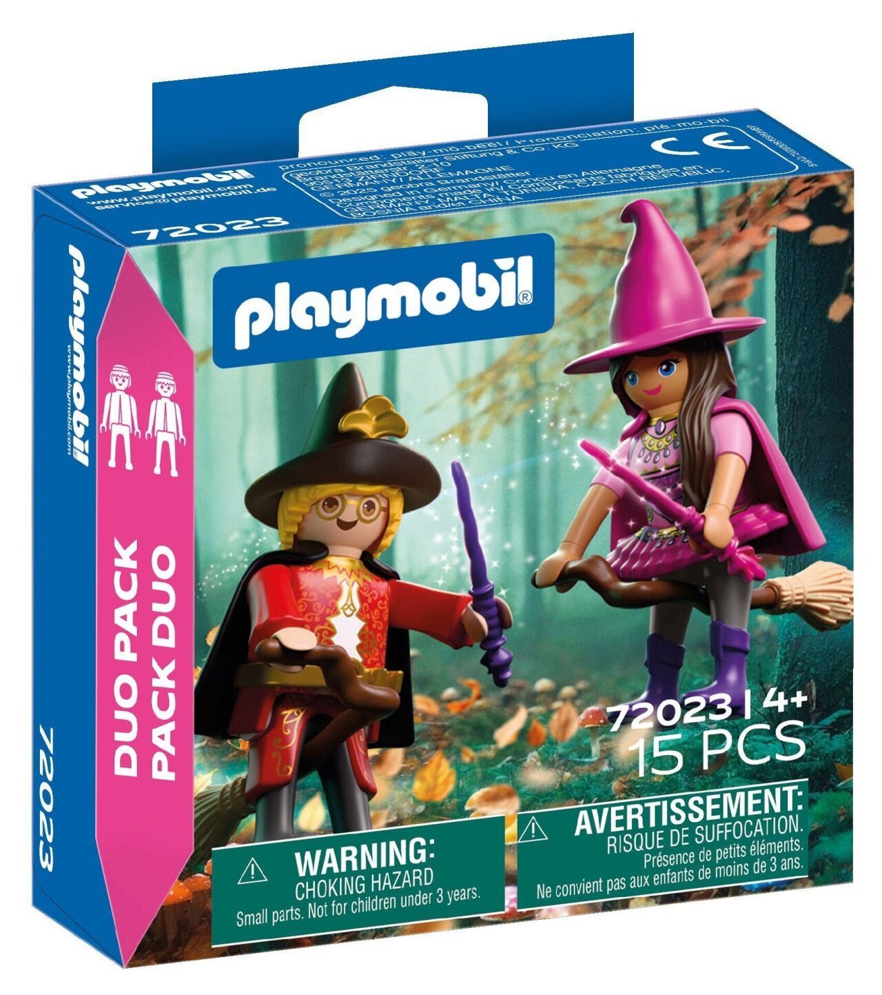 Playmobil® Spiel PLAYMOBIL® 72023 DuoPack Hexe & Zauberer – 2 Figuren Set