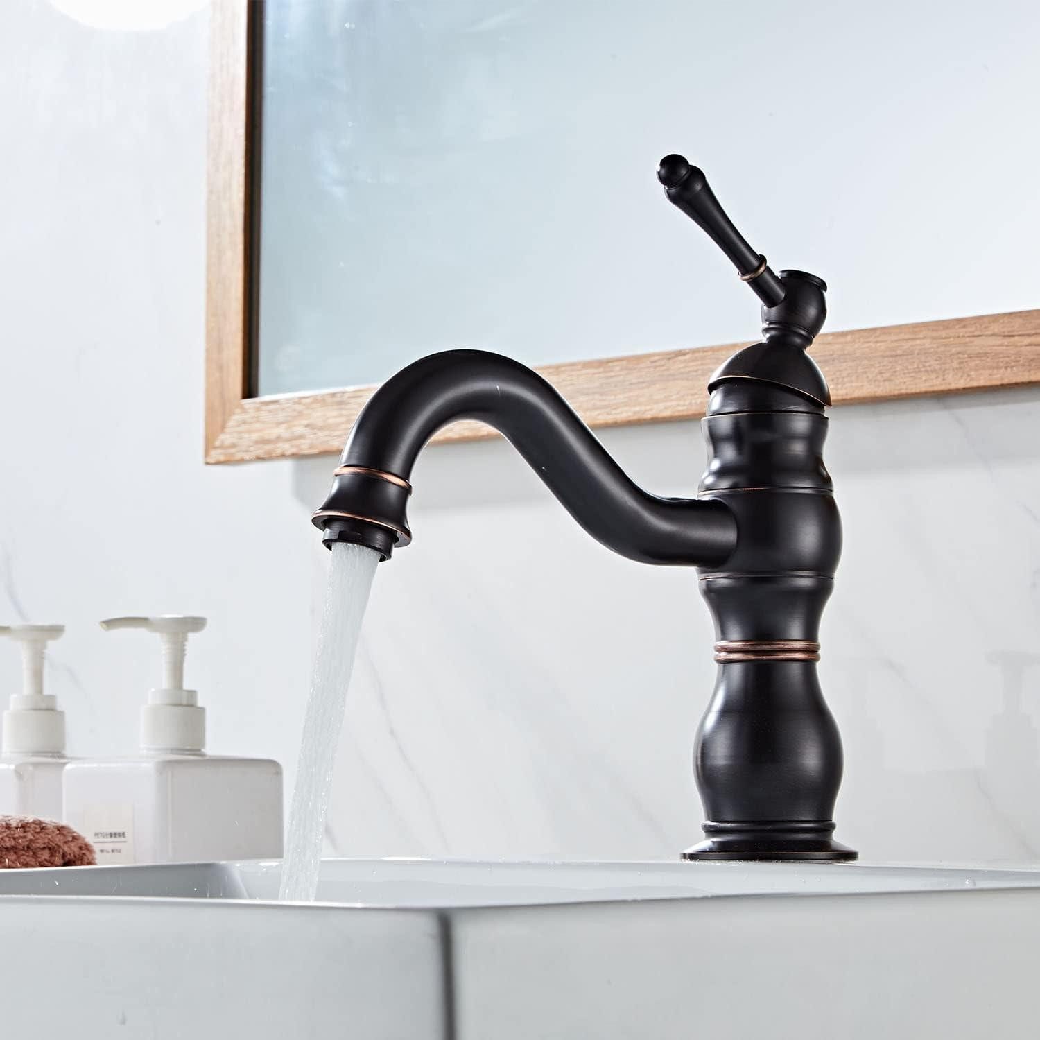 LuxusKollektion Waschtischarmatur Kisimixer Schwarz Matt Waschtischarmatur günstig online kaufen