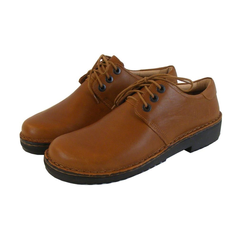 NAOT Damen 19691 Naot Echt-Leder Walkingschuh Schuhe Halbschuhe Daniela cognac Wechselfußbett