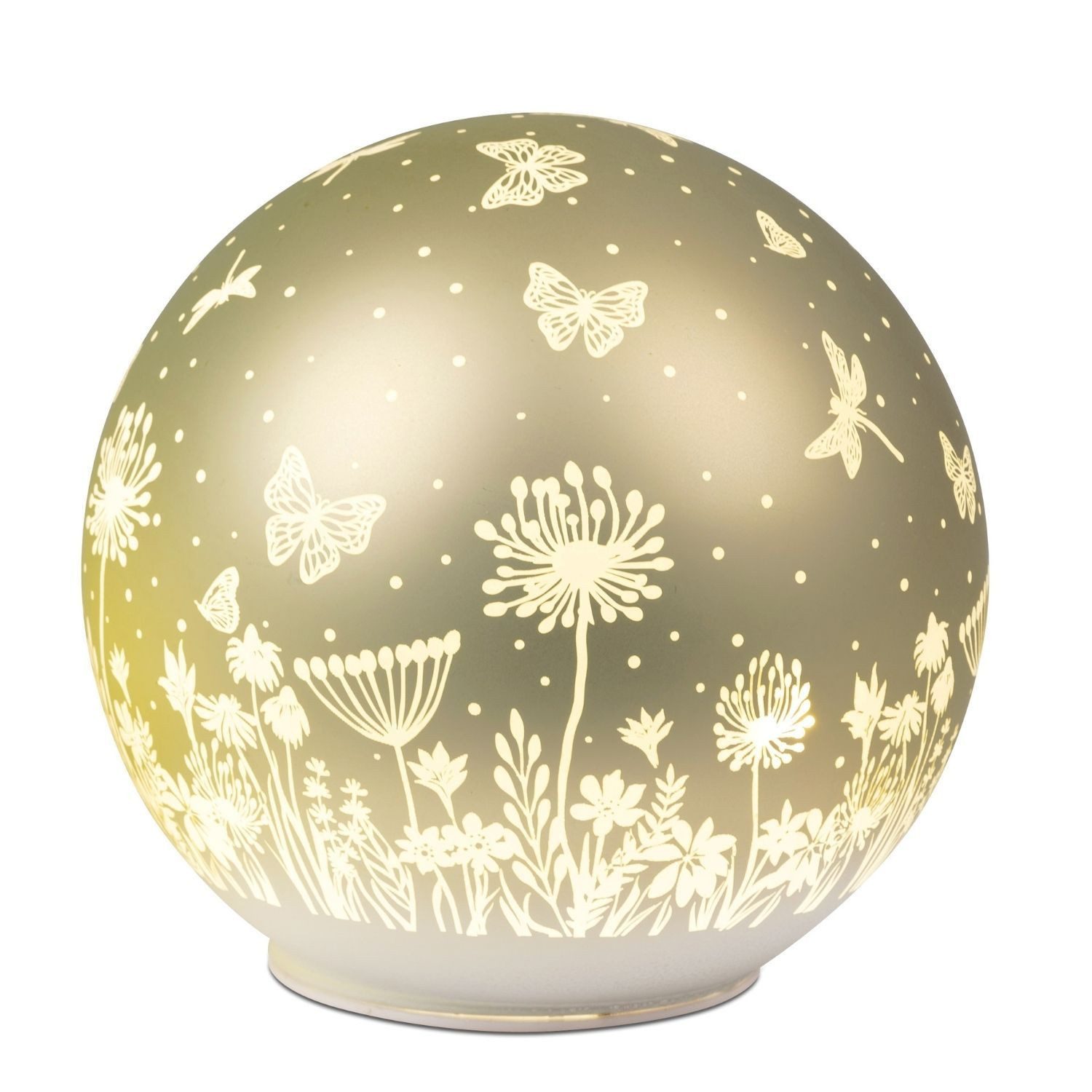 formano Tischleuchte Blumenwiese, LED, mit Timerfunktion, Grün, Motiv: Blum günstig online kaufen