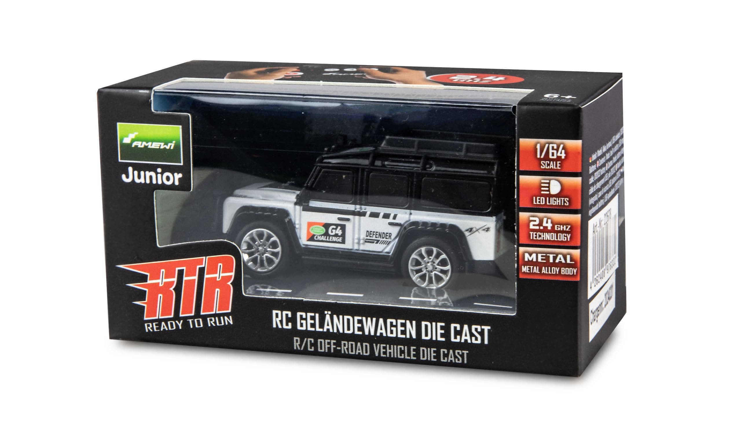 Amewi RC-Auto Ame RC Geländewagen, RC Gelaendewagen aus Metall mit robustem Design