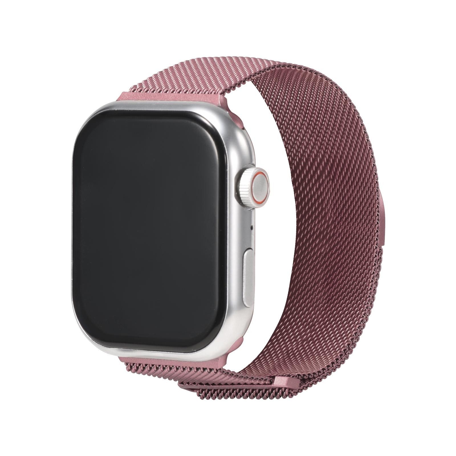 CoolGadget Smartwatch-Armband Fitnessarmband aus Edelstahl iWatch, für Apple Watch 1 2 3 4 5 6 7 8 9 10 11 SE 1 2 3 38 40 41 42 mm