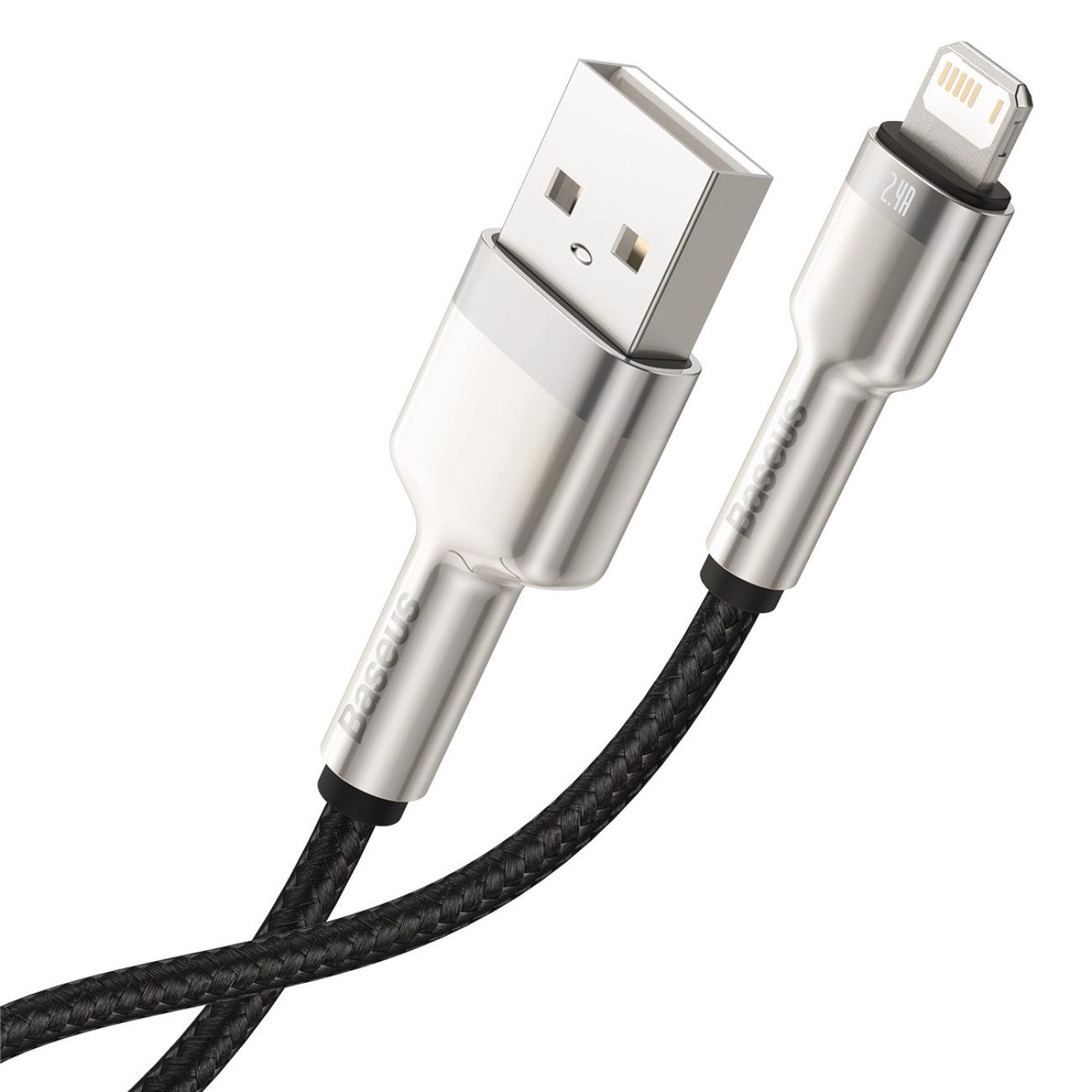 Baseus Cafule Series USB-Kabel, USB-A, Lightning (100 cm), USB-A/Lightning Kabel 1m, 2,4A, schnelles Laden & Datentransfer