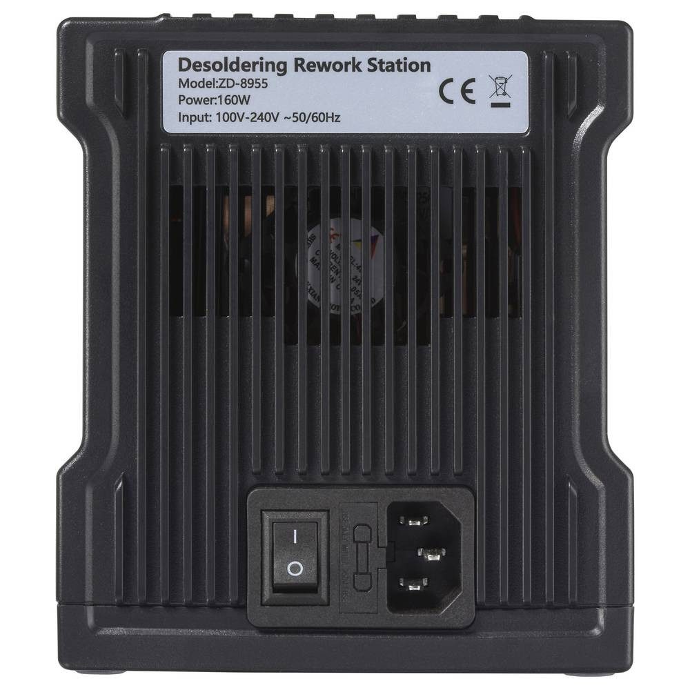 TOOLCRAFT Lötkolben TC-8955 Entlötstation digital 150 W 300 - 480 °C inkl. Entlötsaugpumpe, inkl. Entlötsaugpumpe