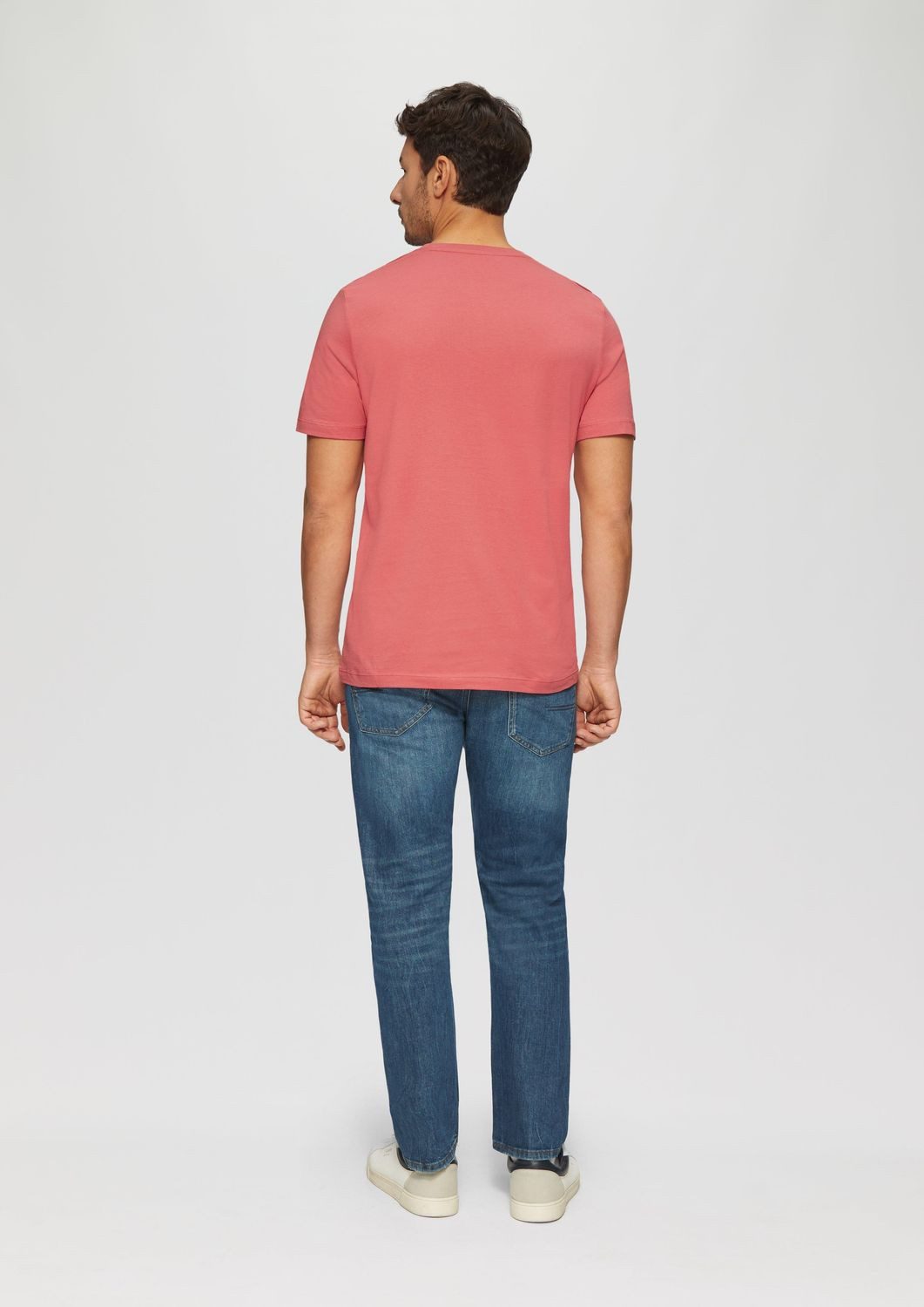 s.Oliver T-Shirt mit Logo-Print Rundhals, kurzarm