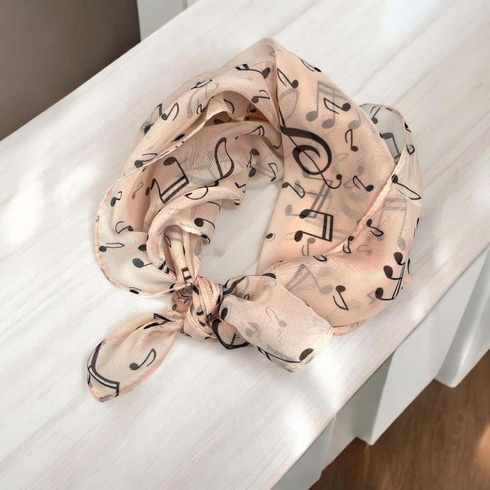 mugesh Schal Chiffon Schal Notenmotive, für Musikerinnen und Musiker günstig online kaufen