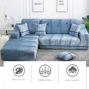 Sofabezug Sofabezug L-Form Couchbezug Elastische Sofa Überzieher 1 Set, FELIXLEO