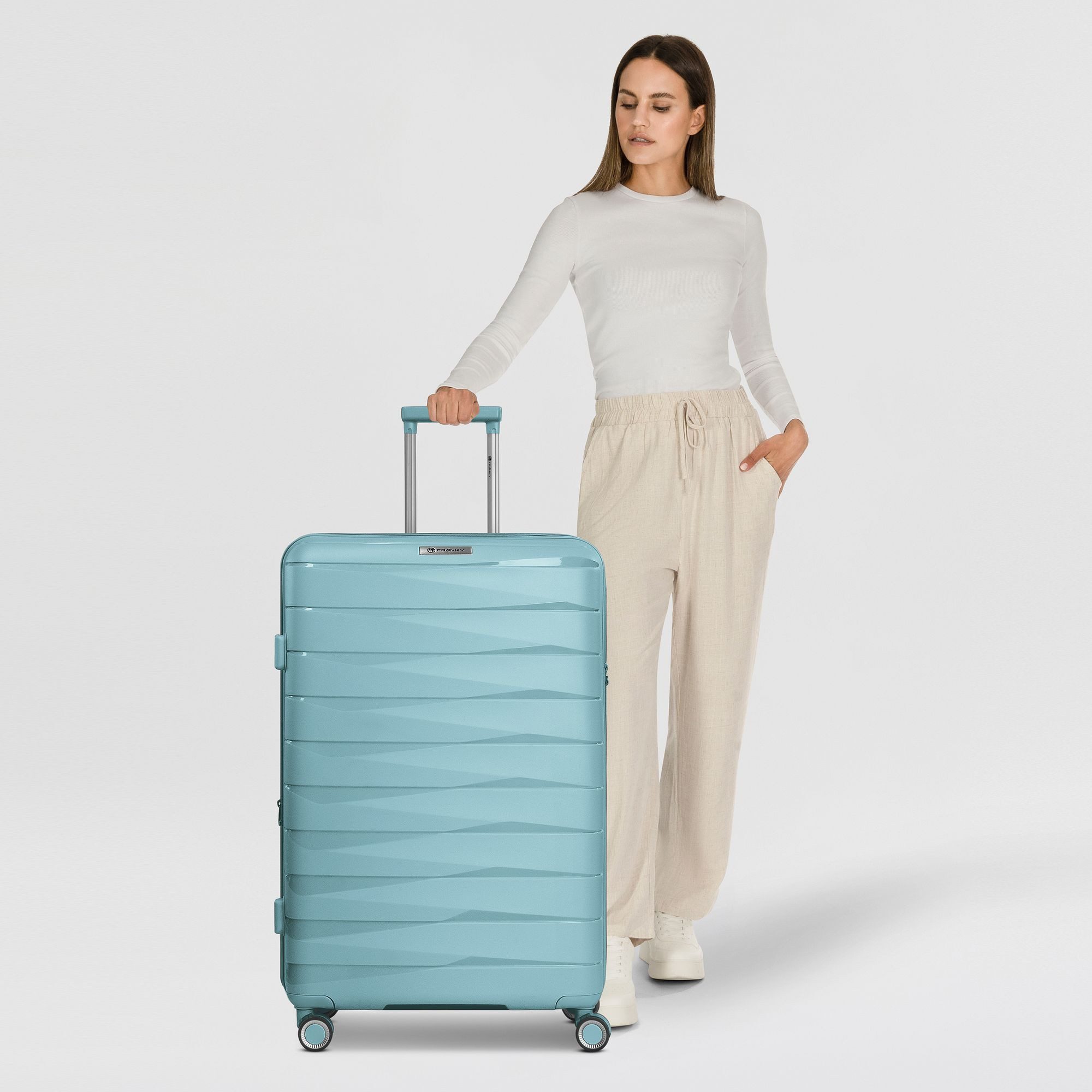 Franky Hartschalen-Trolley London, 4 Rollen, Polypropylen