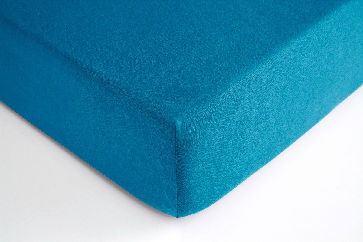 Rundumgummizug, Premium-Jersey Baumwolle, Für Gummizug: Premium Baumwolle, Boxspringbetten, 100% aus Kindermatratzen, reiner Farben Textiles, Jersey, aus erhältlich, Jersey-Bettlaken Matratzen, cm Matratzenhöhe Viele Spannbettlaken Petrol Spannbetttuch, 23 Wasserbetten und 100% Größen und bis Hometex