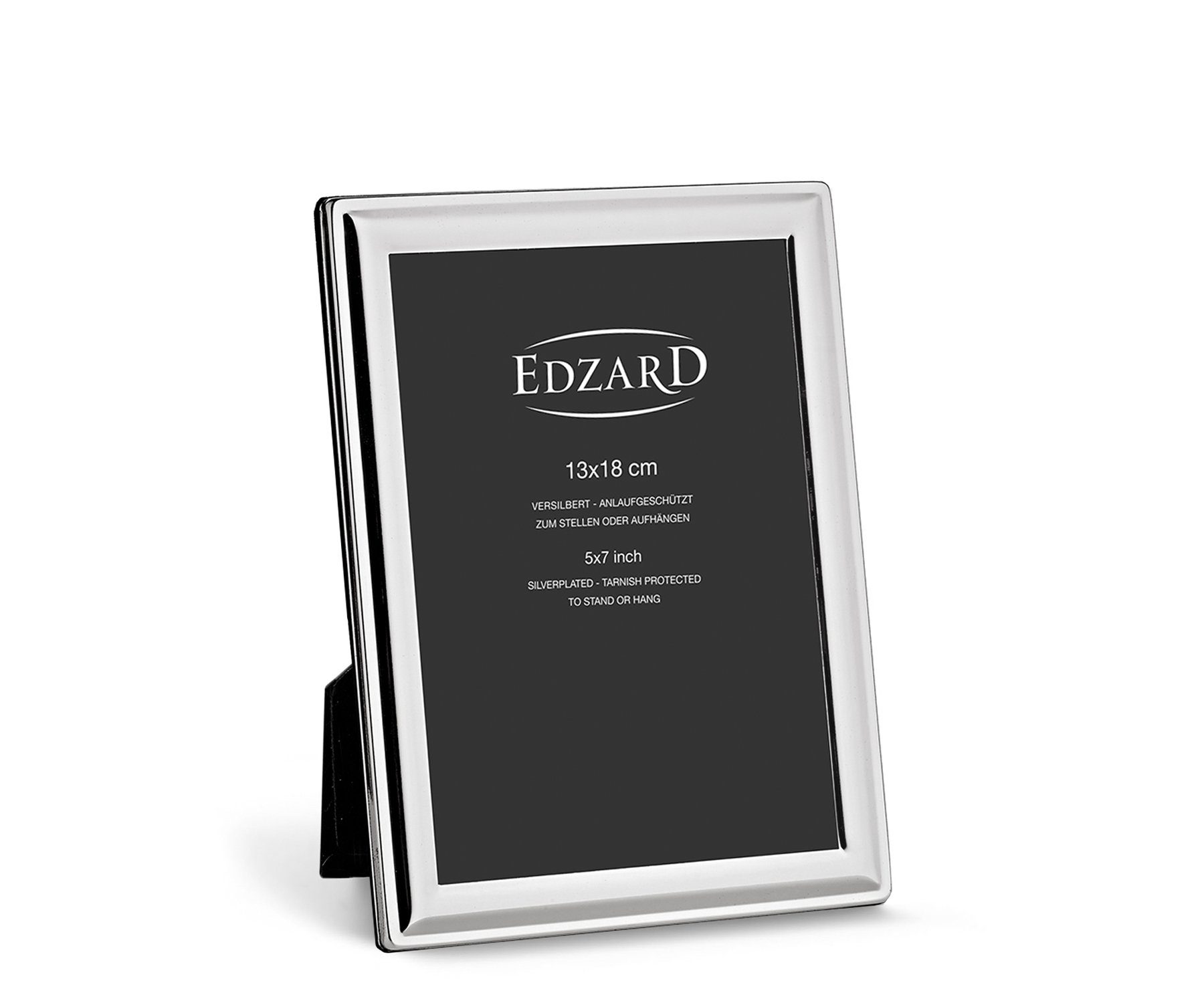 EDZARD Bilderrahmen Terni, versilbert & anlaufgeschützt, für 13x18 cm Foto