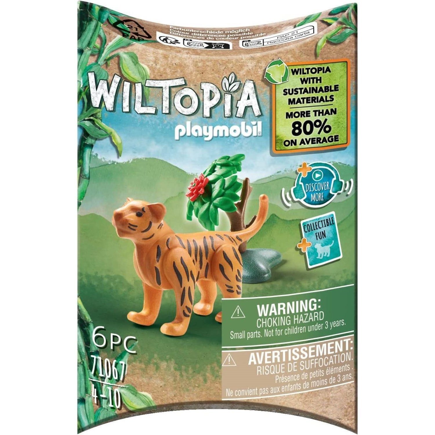 Playmobil® 71067 Wiltopia Junger Tiger Konstruktions-Spielset günstig online kaufen