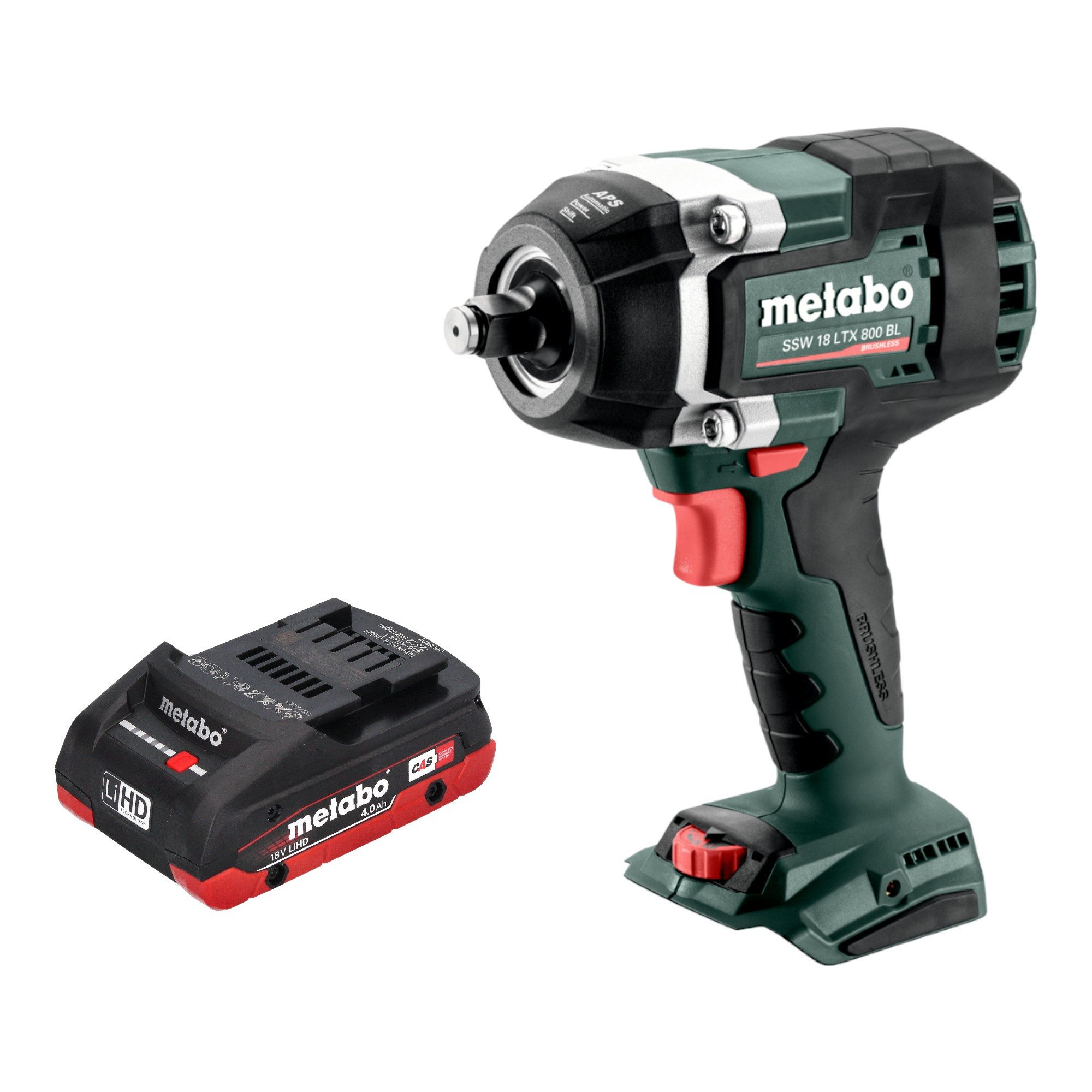 metabo Akku-Schlagschrauber SSW 18 LTX 800 BL Akku Schlagschrauber 18 V 800 Nm 1/2" Brushless