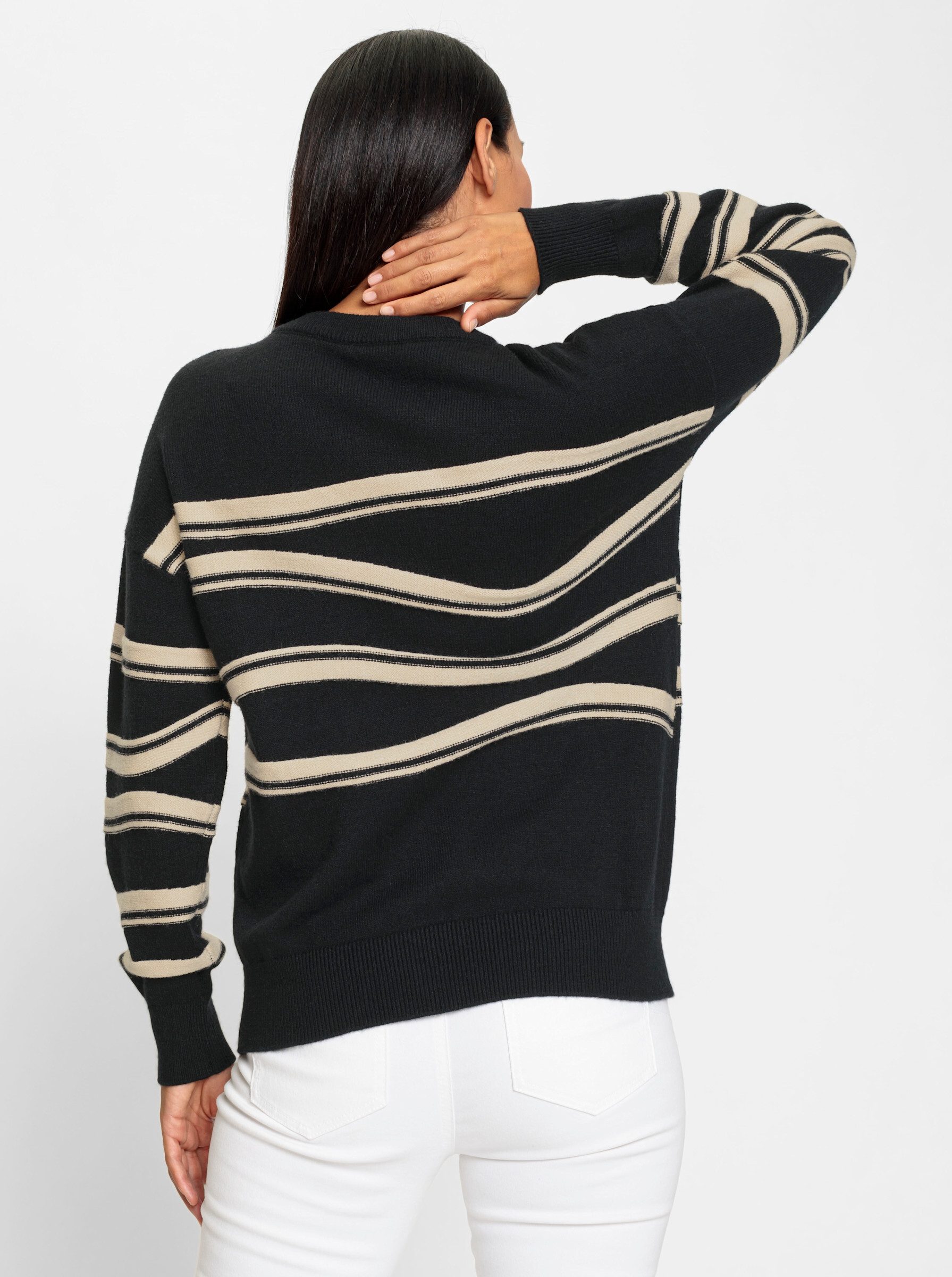 heine Strickpullover Langarm-Pullover . günstig online kaufen