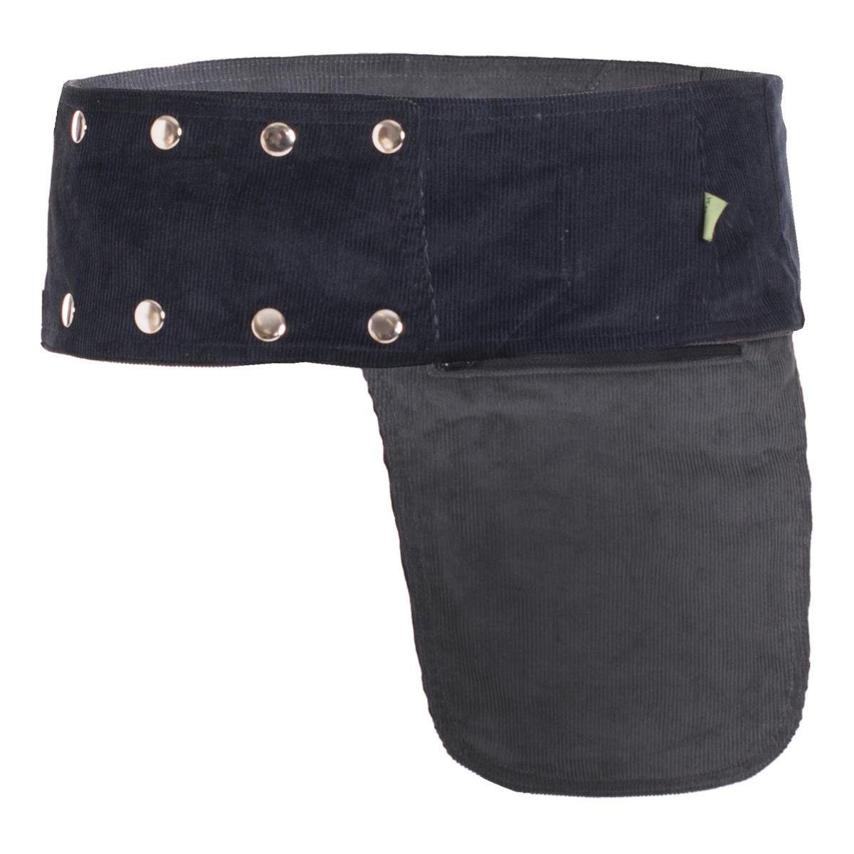 Vishes Gürteltasche Bauchltasche mit Druckknöpfen zum Wenden aus Cord günstig online kaufen