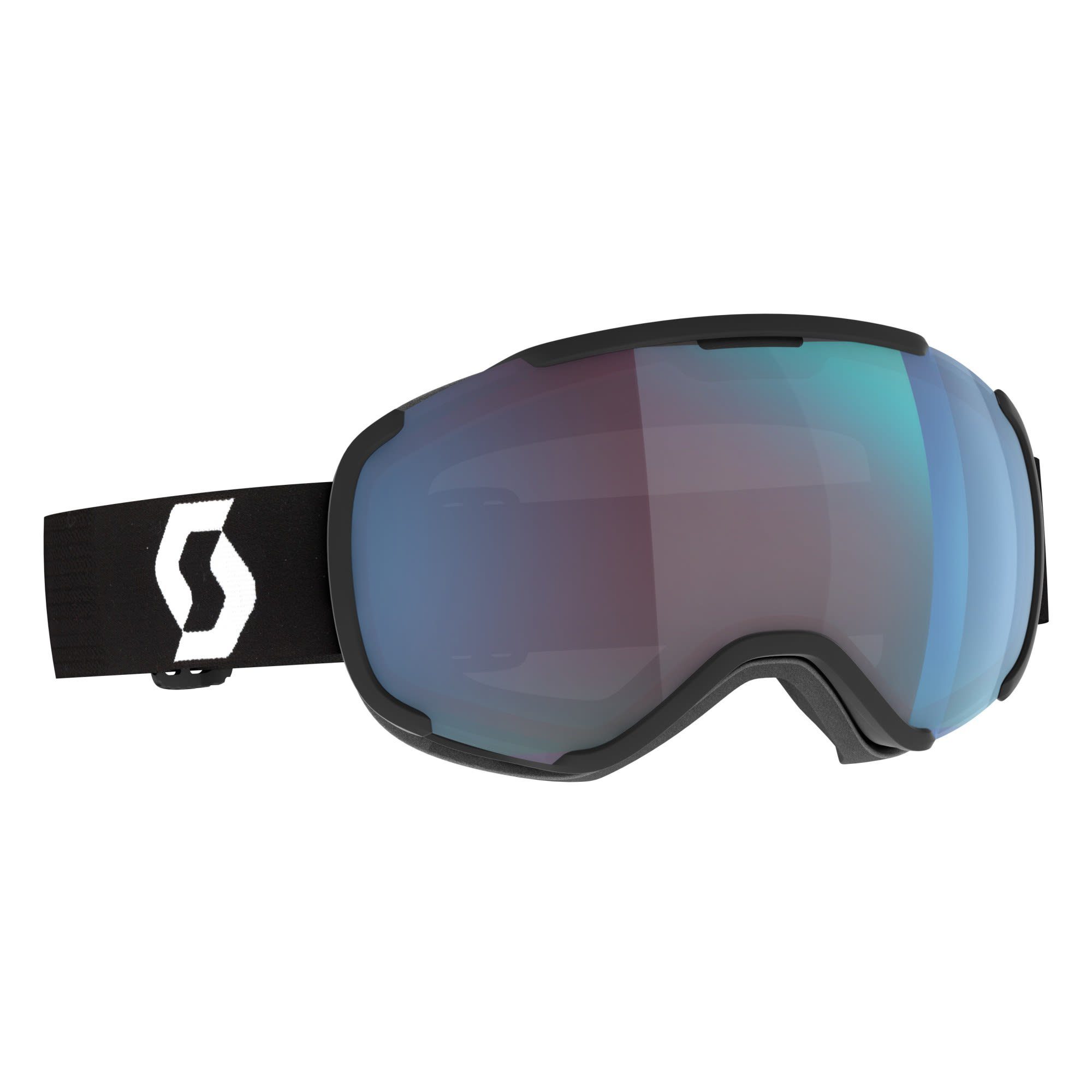 Black Scott Enhancer Scott Faze Chrome Mineral Ii - - Accessoires Blue Goggle White Skibrille