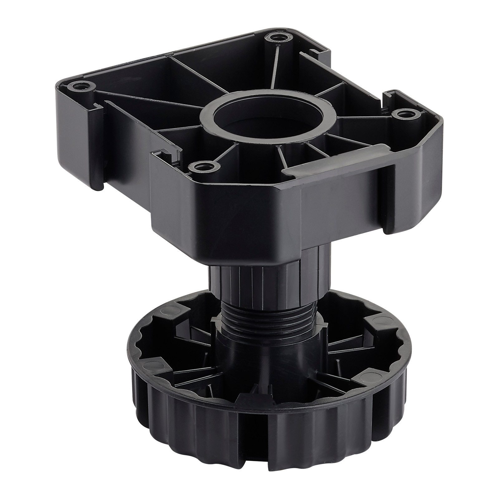 SO-TECH® Möbelfuß verstellbare Sockelfüße, für Küchenschränke, versch. Höhen, (20-St), 20er Spar-Set, Höhe 90 mm, inkl. 5 Sockelbefestigungsclips