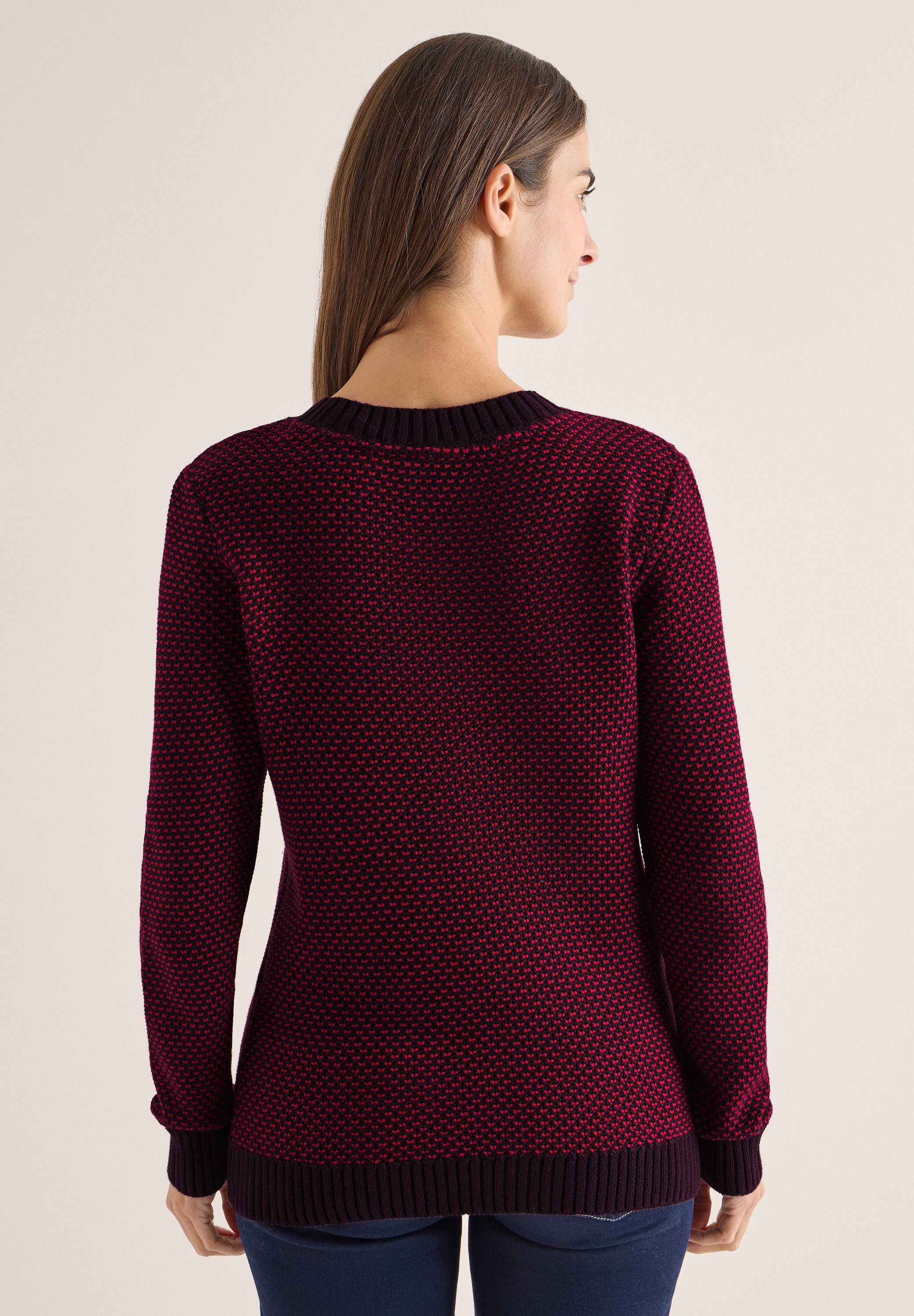 CECIL Strickpullover mit Rundhalsausschnitt günstig online kaufen