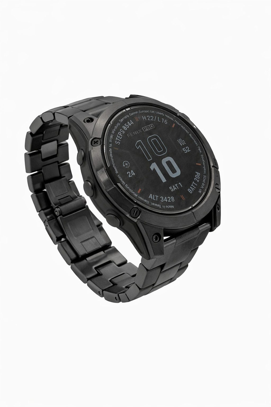 Garmin fēnix® 7X Pro, 51mm Smartwatch (3,56 cm cm/1,4 Zoll, Garmin OS) Packung, 2-tlg., Smartwatch, Titan- & Silikonarmband, Ladekabel, Solar; Saphirglas; Titan; LED-Taschenlampe; Gen 5 Sensor