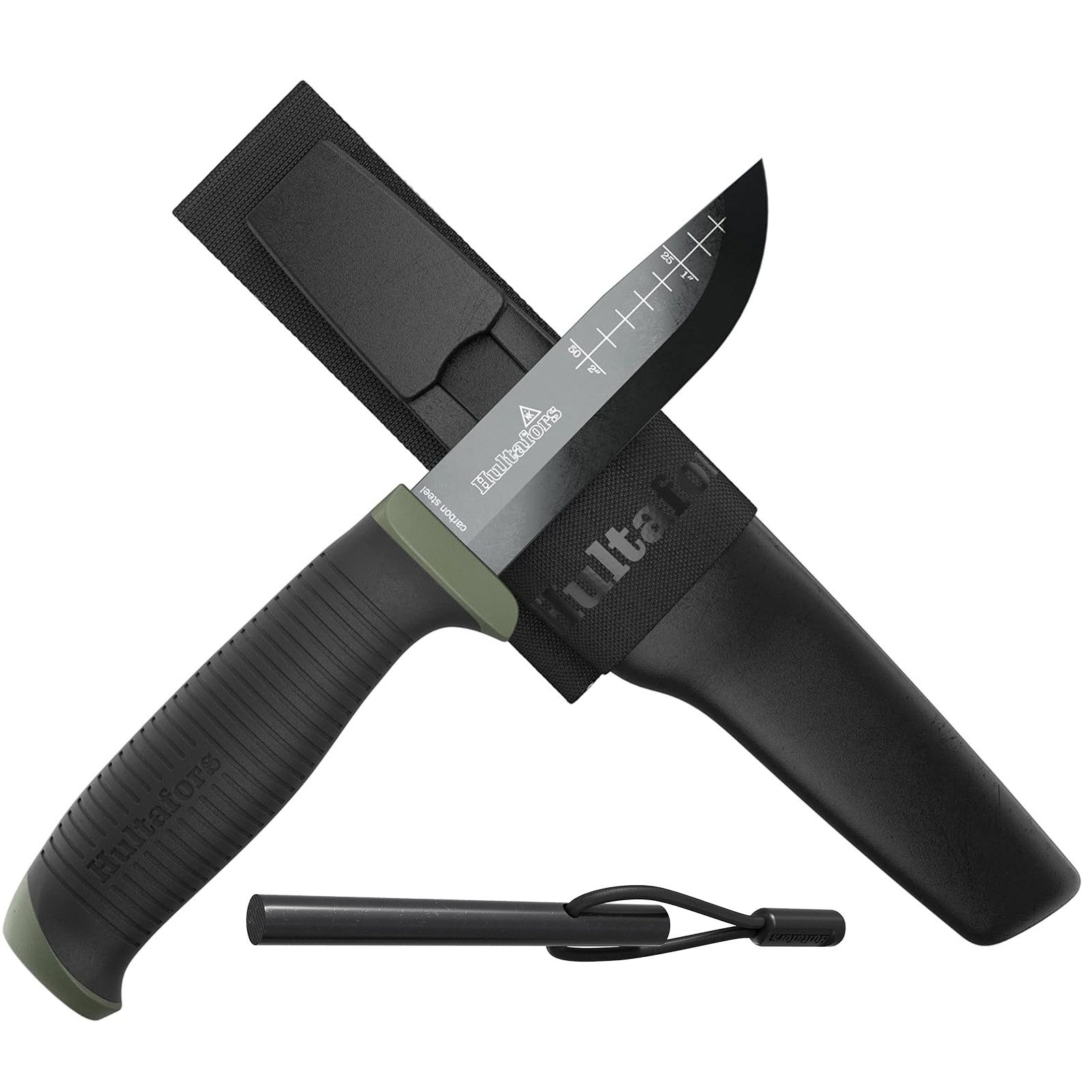 ECI Tools Cuttermesser Hultafors Outdoor-Messer OK4 + Feuerstahl FS 380280