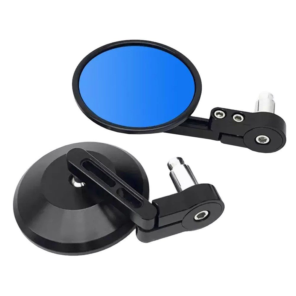 Motorradspiegel Motorrad Lenkerendenspiegel / Rückspiegel mit ECE RL4 Paar schwarz