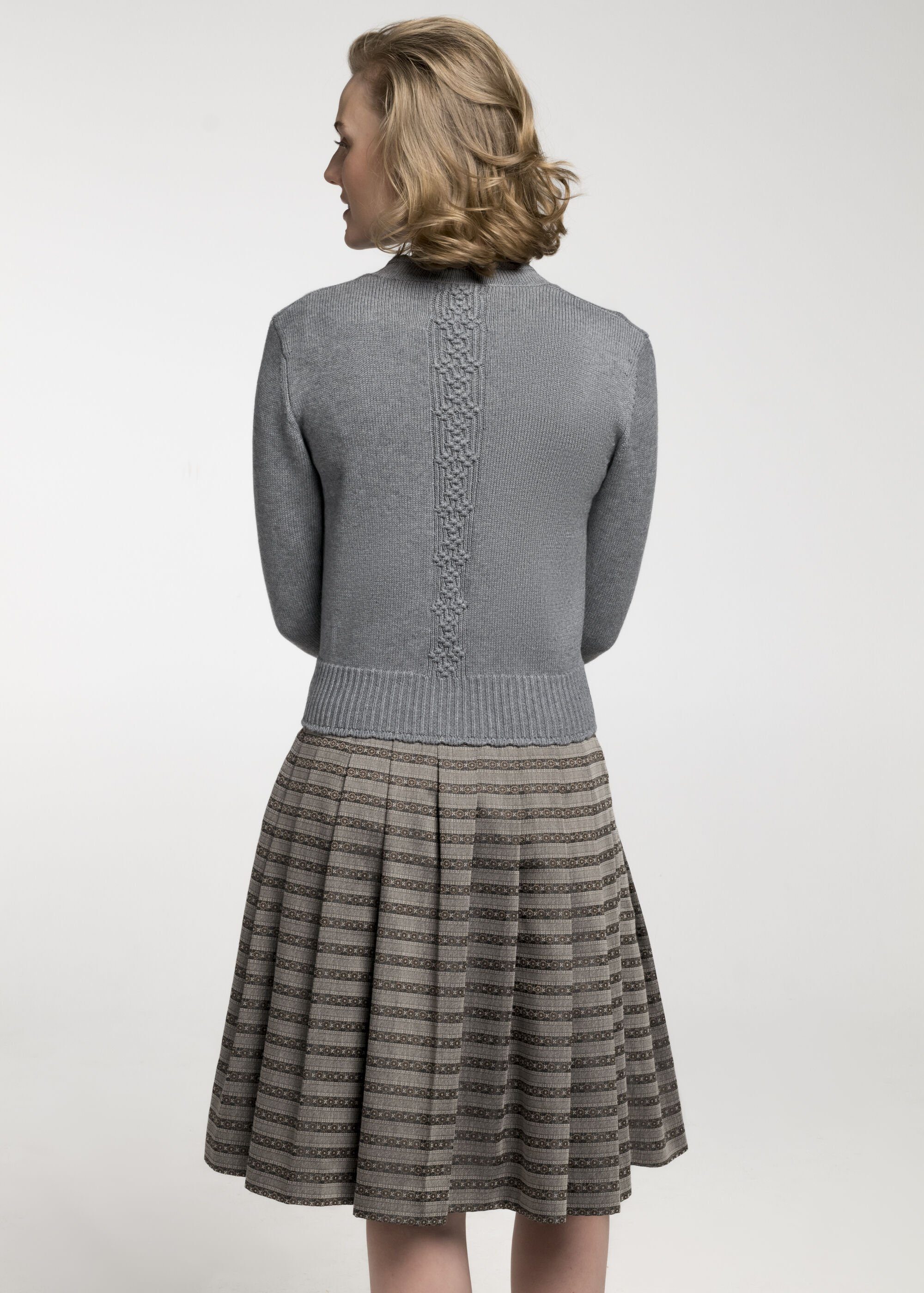 Spieth & Wensky Strickjacke Brescia mit trendiger Logo-Applikation