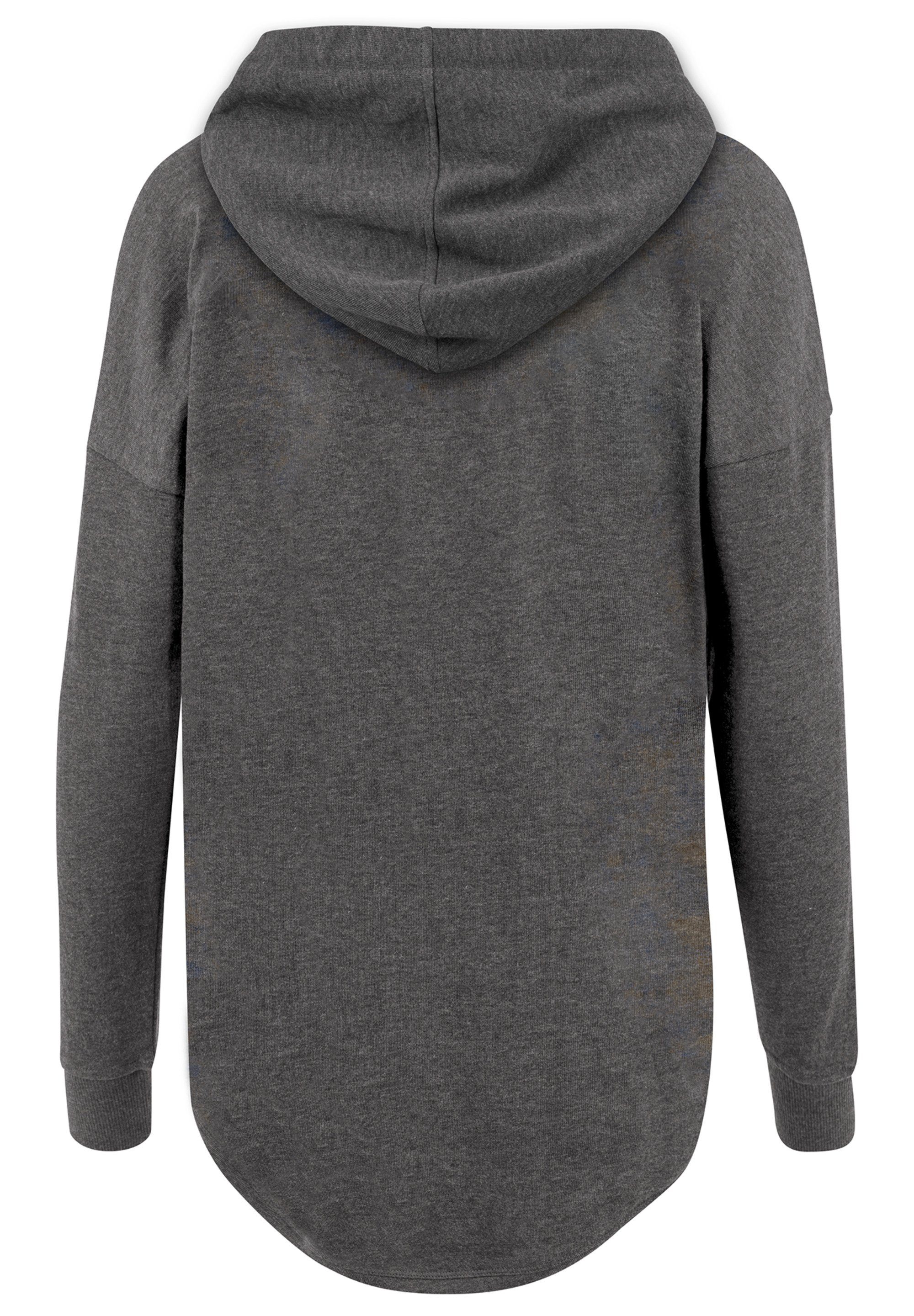 F4NT4STIC Kapuzenpullover Plain Studio Print charcoal Typo