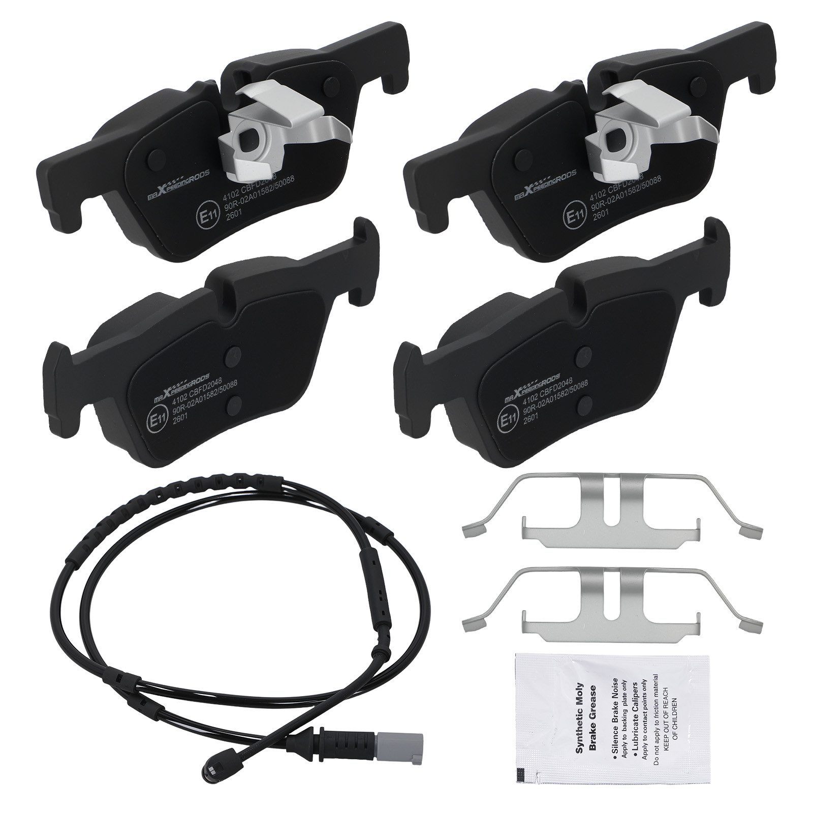 maXpeedingrods Bremsbelag, Bremsbeläge Hinten For BMW 4 F32 418i 420i 435i 440i 418d 420d 430d