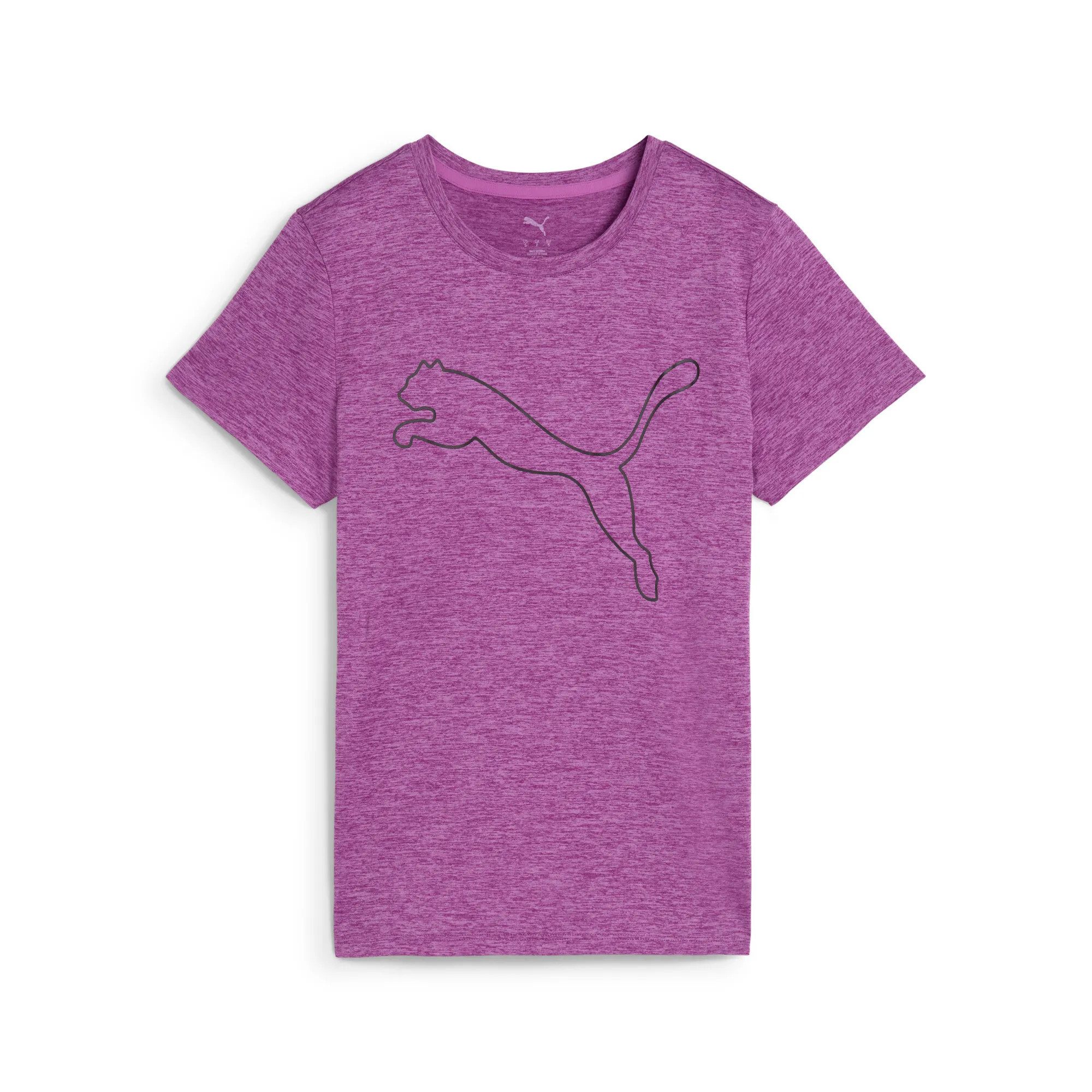 PUMA T-Shirt Puma Damen T-Shirt TAD ESSENTIAL Heather Logo Tee 525893 günstig online kaufen