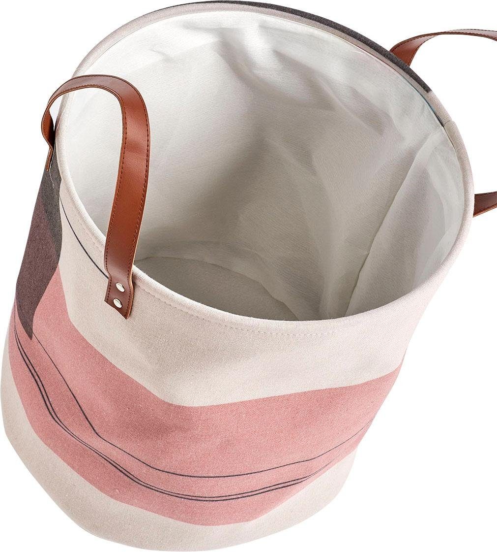 Zeller Present Aufbewahrungskorb Modern, aus hochwertiger Leine hergestellt